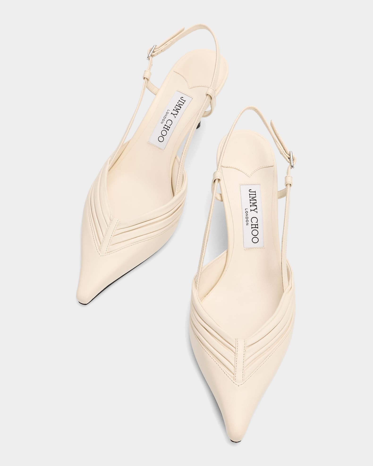Jimmy Choo Afia 65 Leather Slingback Pumps | Neiman Marcus