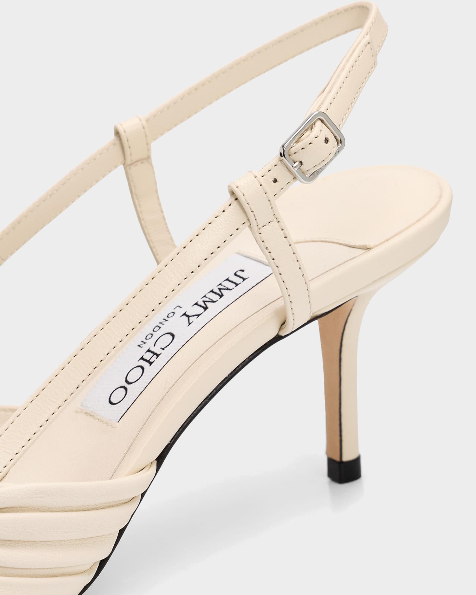 Jimmy Choo Afia 65 Leather Slingback Pumps | Neiman Marcus