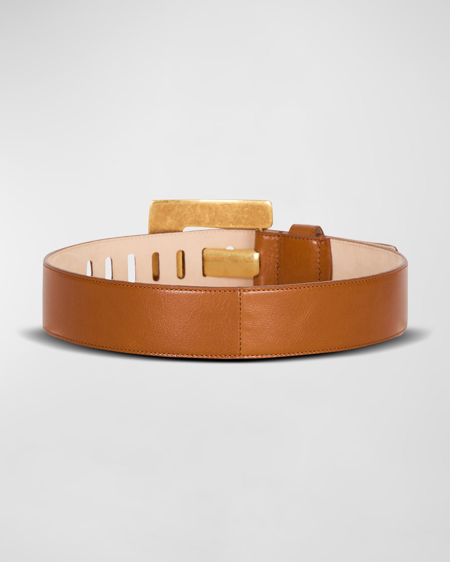 Balmain Anthem Calfskin Leather Waist Belt | Neiman Marcus display picture 1