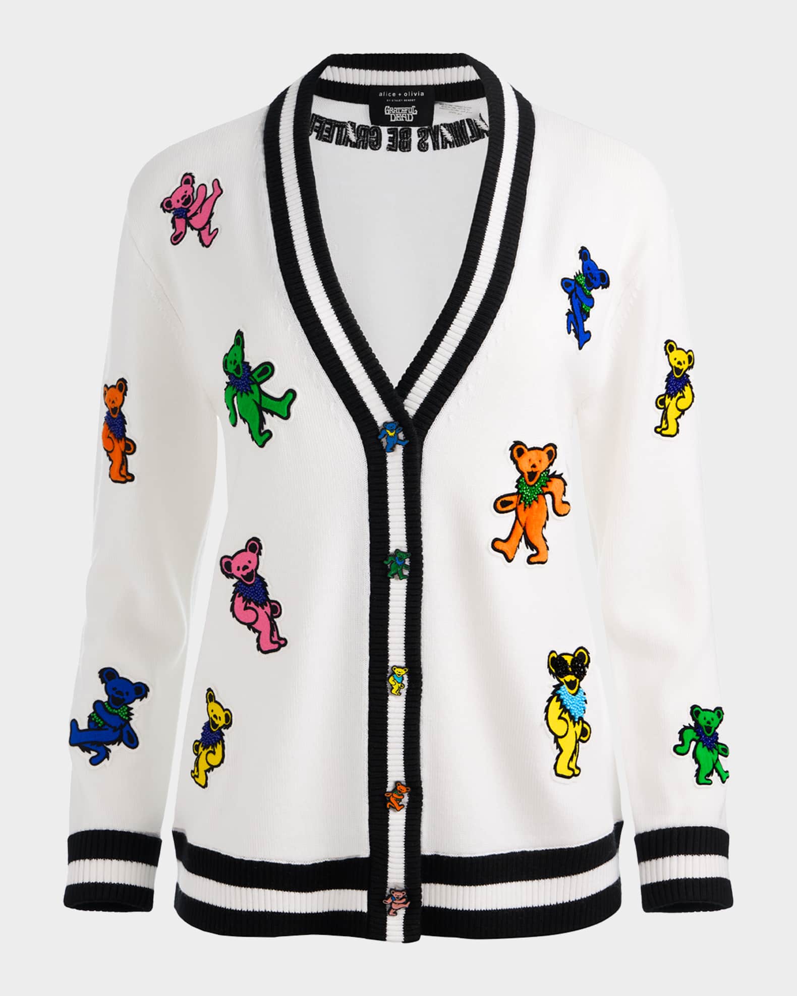 Alice + Olivia x Grateful Dead Bradford Cardigan | Neiman Marcus