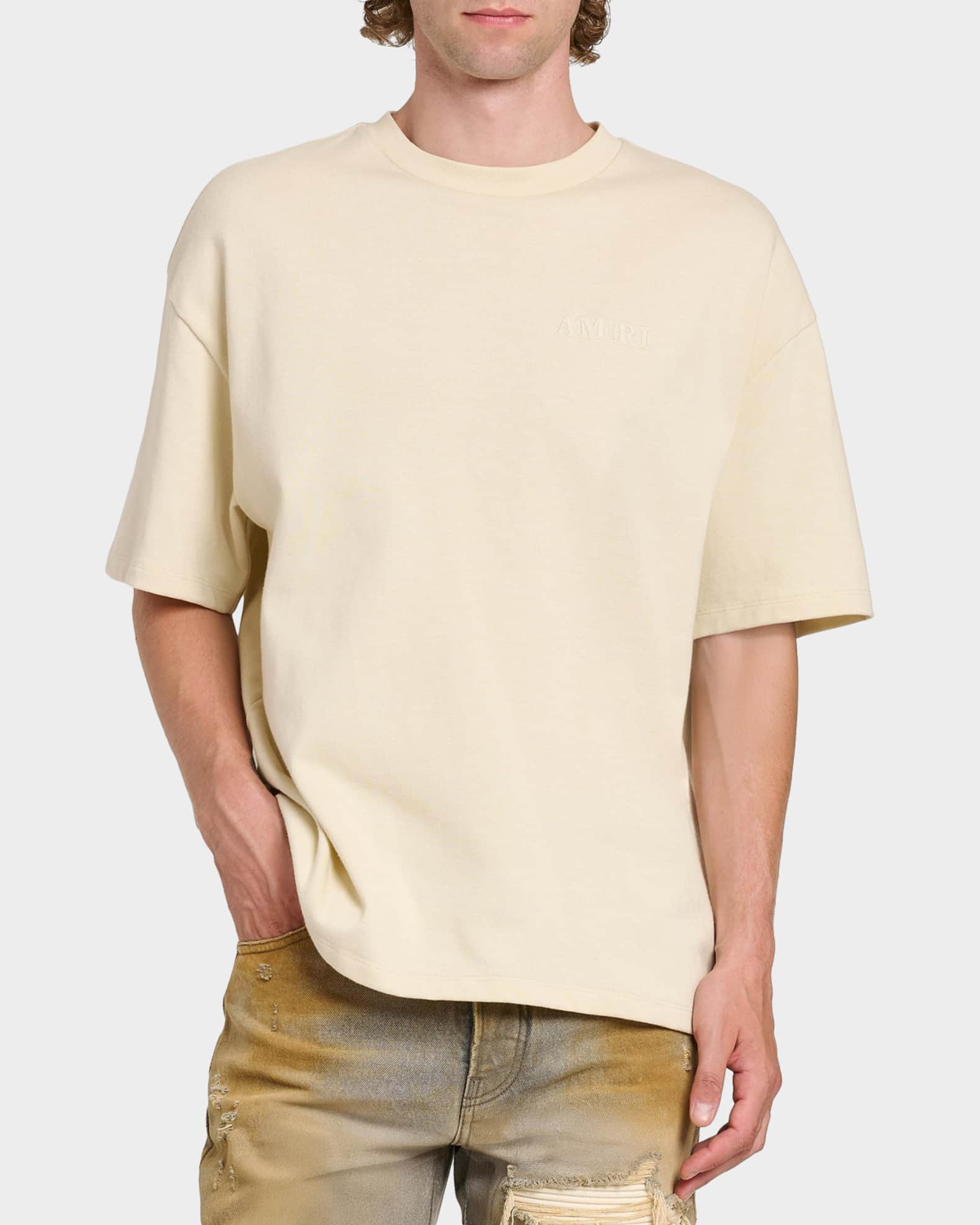 Amiri Ma Quad Cotton Oversized T-Shirt | Neiman Marcus