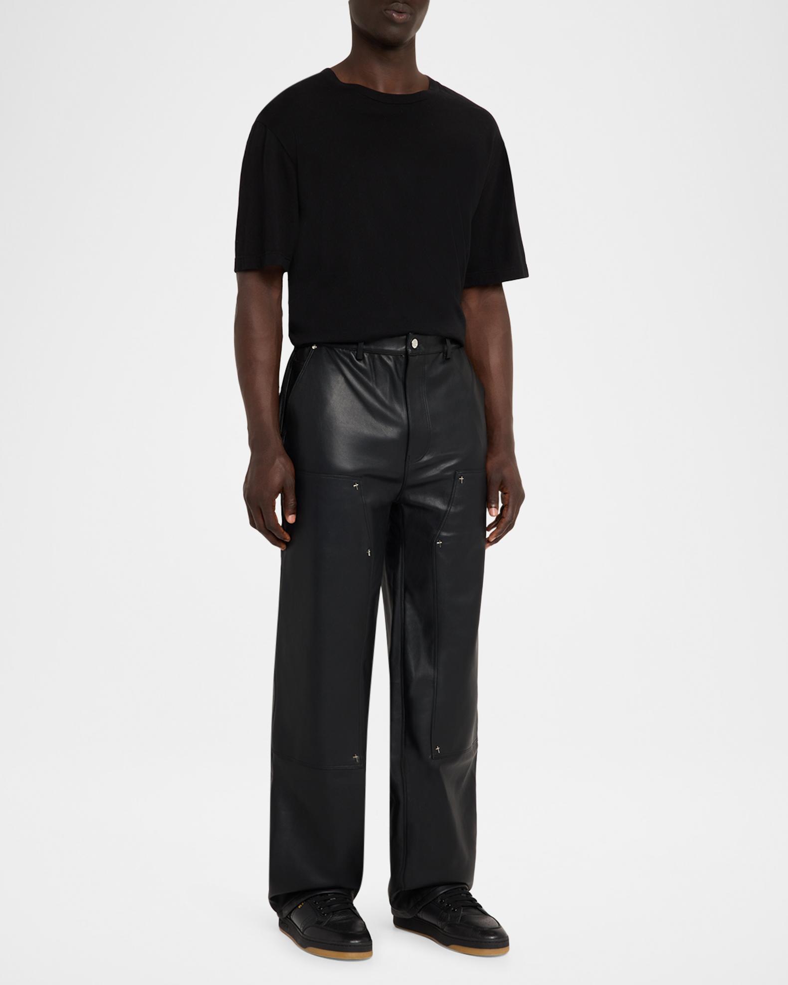 RTA Men's Santiago Faux Leather Pants | Neiman Marcus