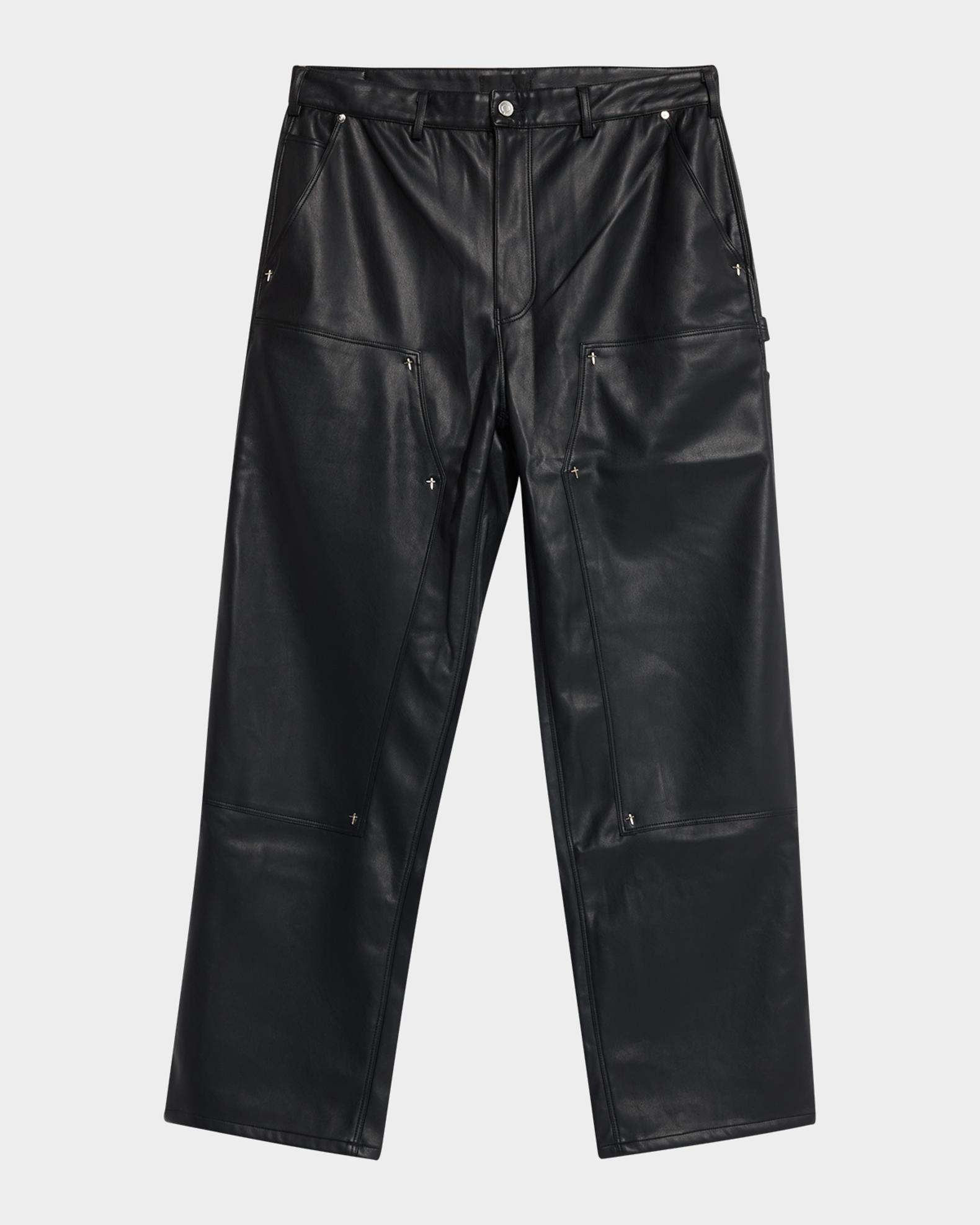 RTA Men's Santiago Faux Leather Pants | Neiman Marcus