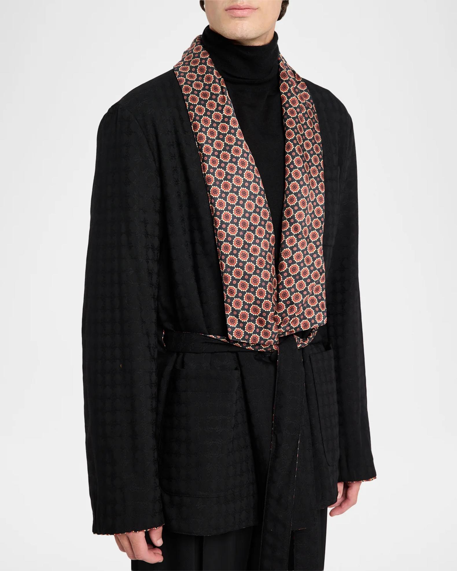 Amiri Men's Reversible Smoking Jacket | Neiman Marcus