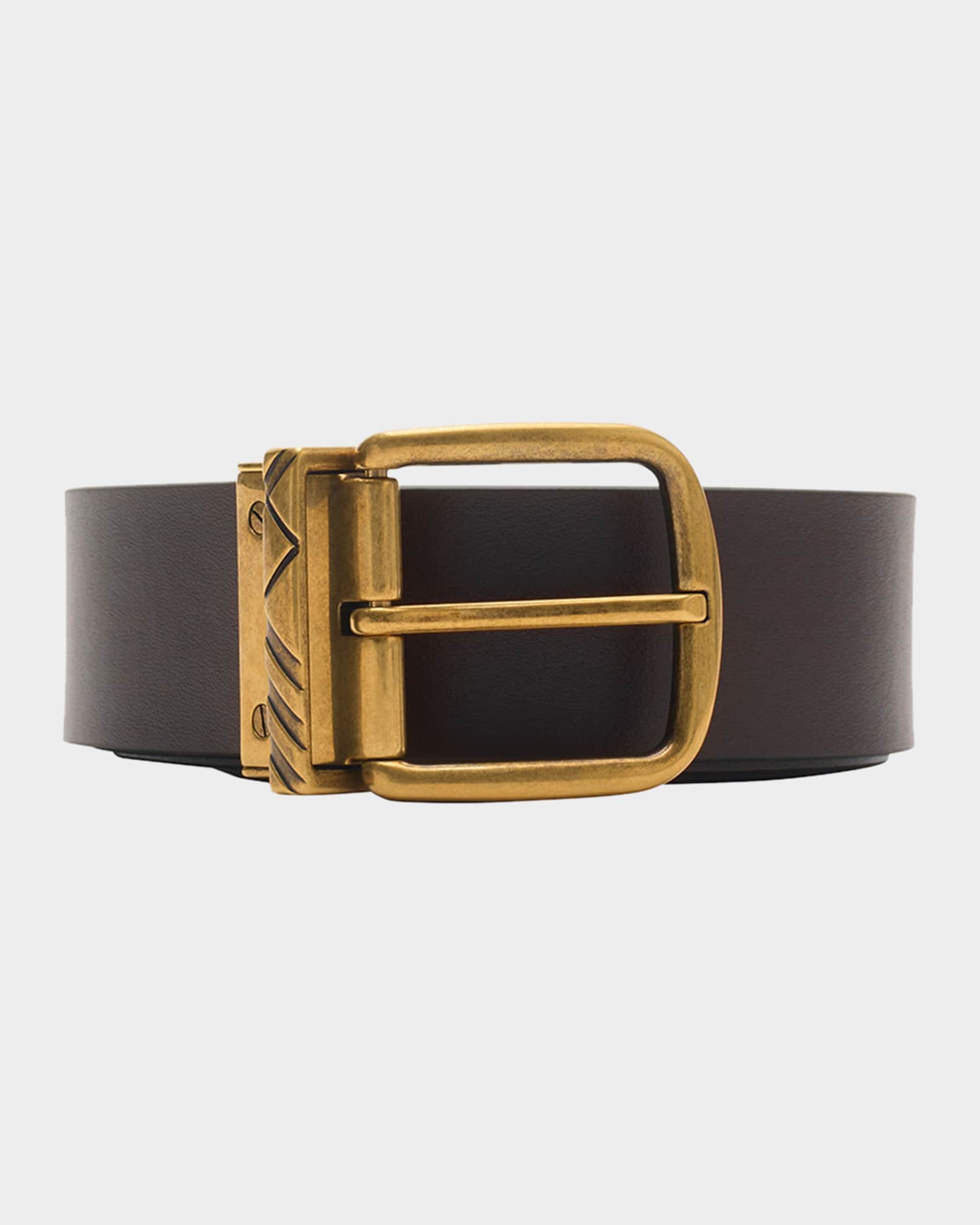 BURBERRY big buckle belt reversible swag｜Burberry Reversible