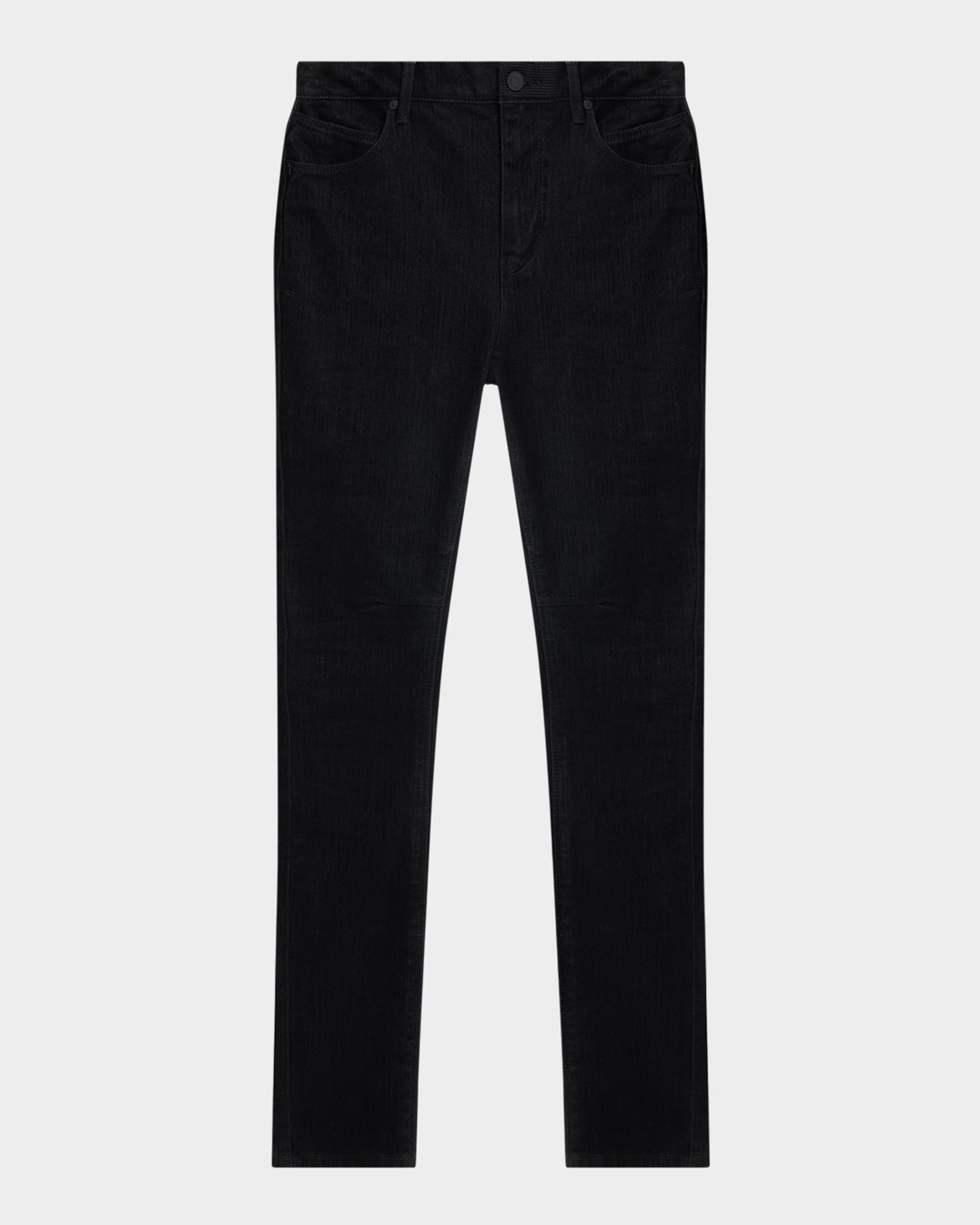 RTA Men's Bryant Black Denim Ripped Skinny Jeans | Neiman Marcus