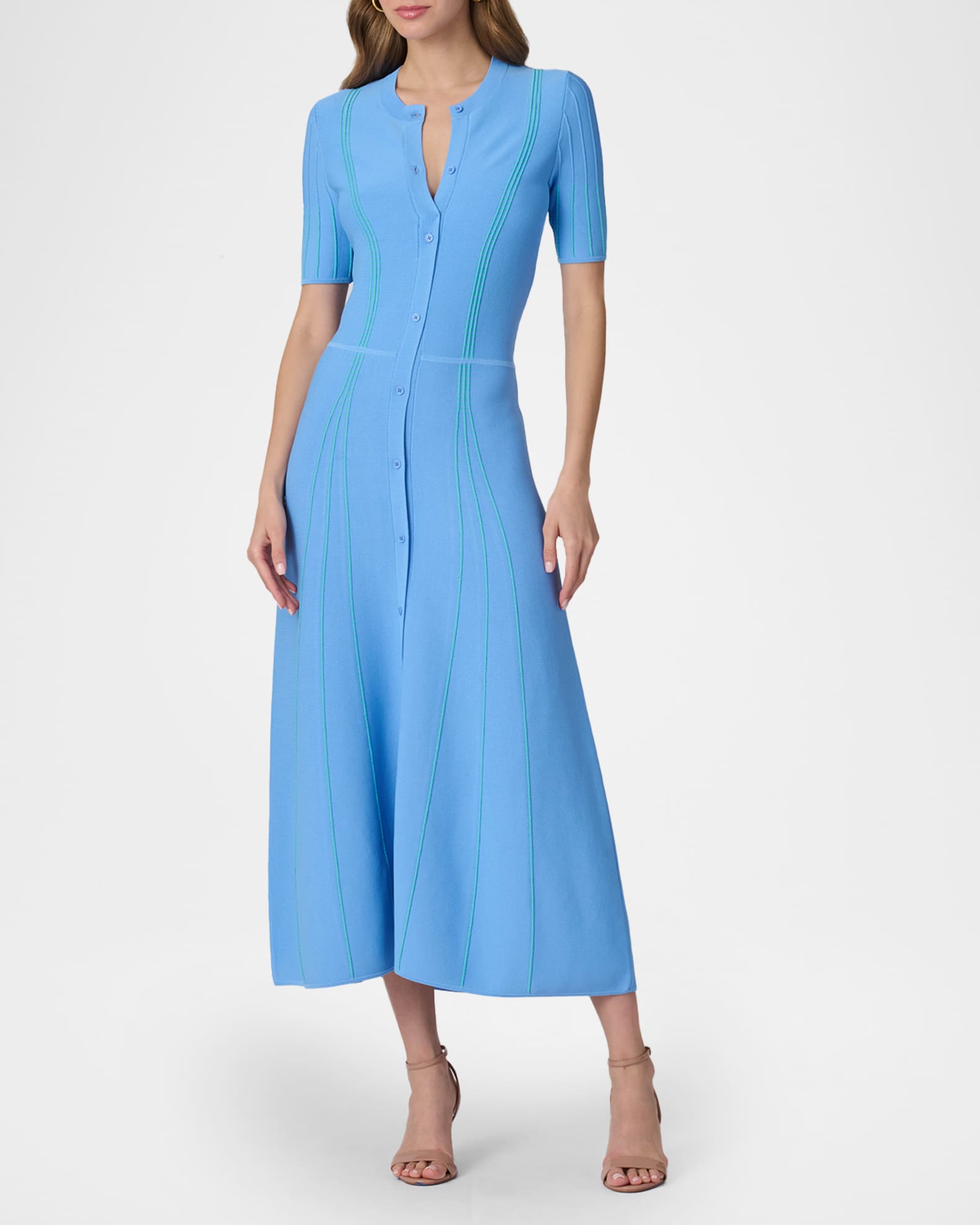 maxi lace bodycon dress Lace Bell Sleeve Evening Dress – Bodycon Lace Maxi Dress main image 1