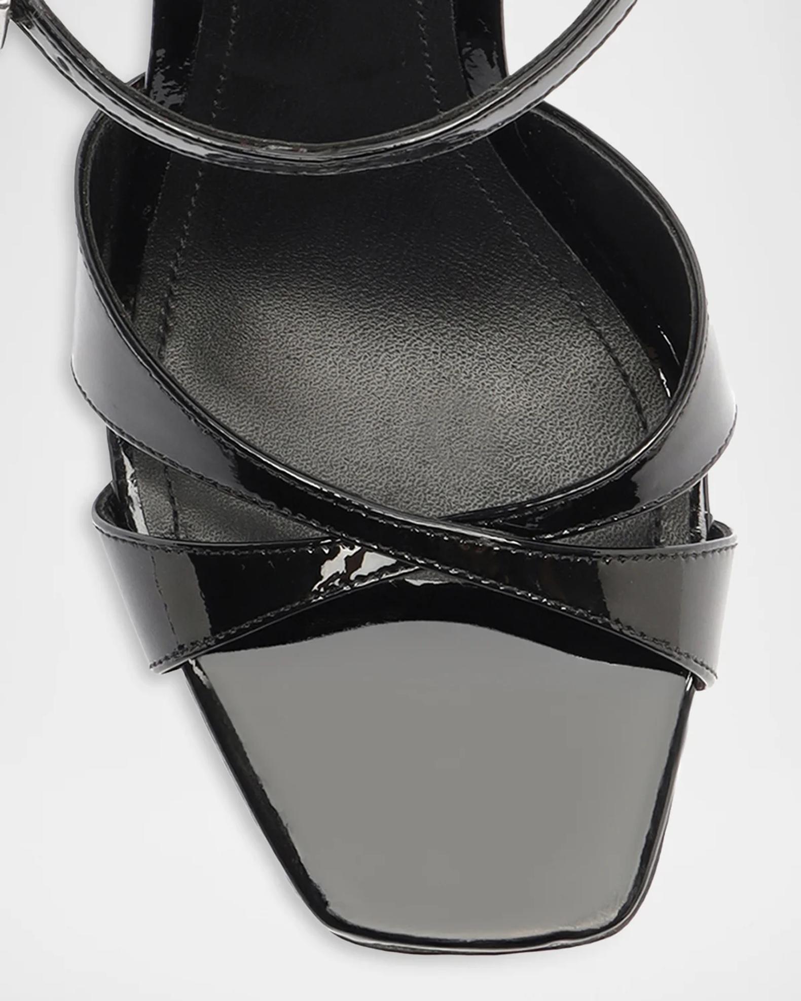 Schutz Maxine 120MM Patent Leather Platform Sandals | Neiman Marcus