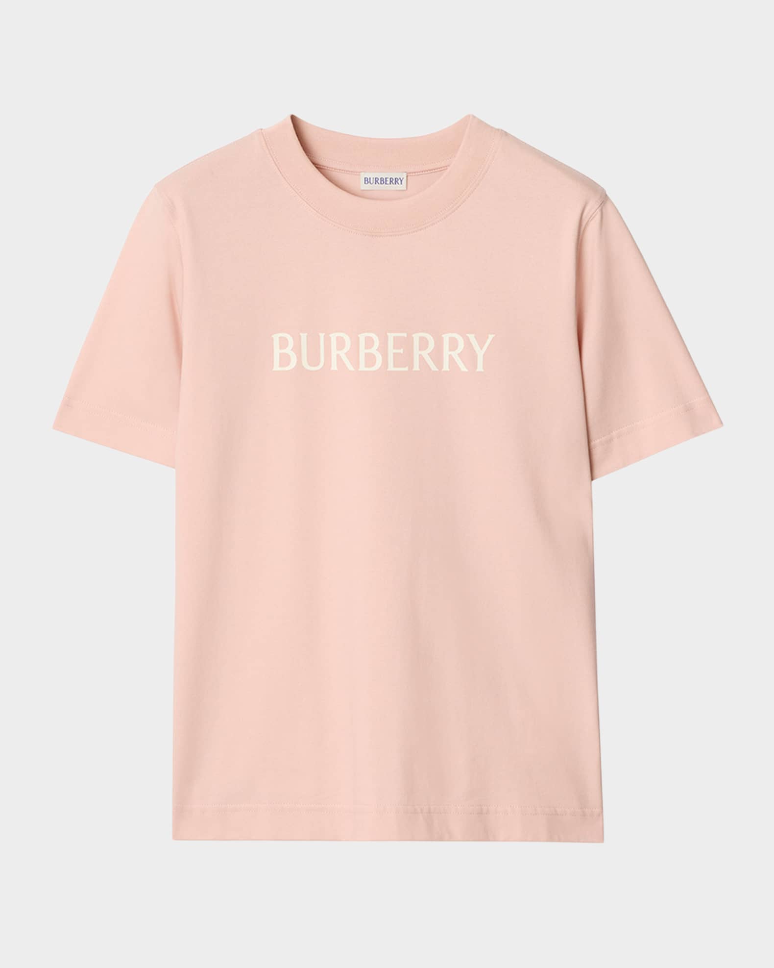 Burberry Frankie Logo-Print Short-Sleeve T-Shirt | Neiman Marcus