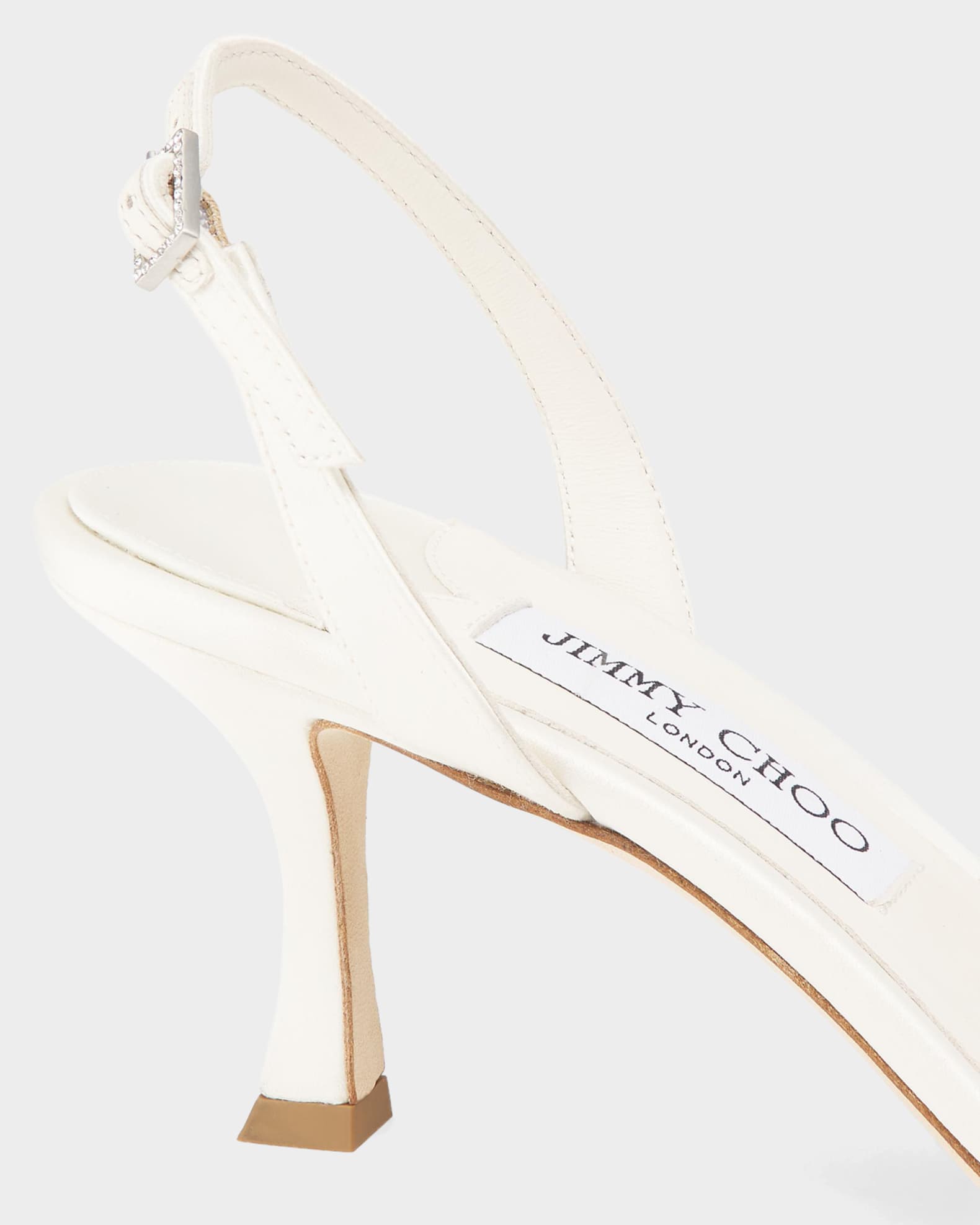 靴/バッグ Riche Jimmy Choo Elsy 70MM Satin Slingback Sandals | Neiman Marcus