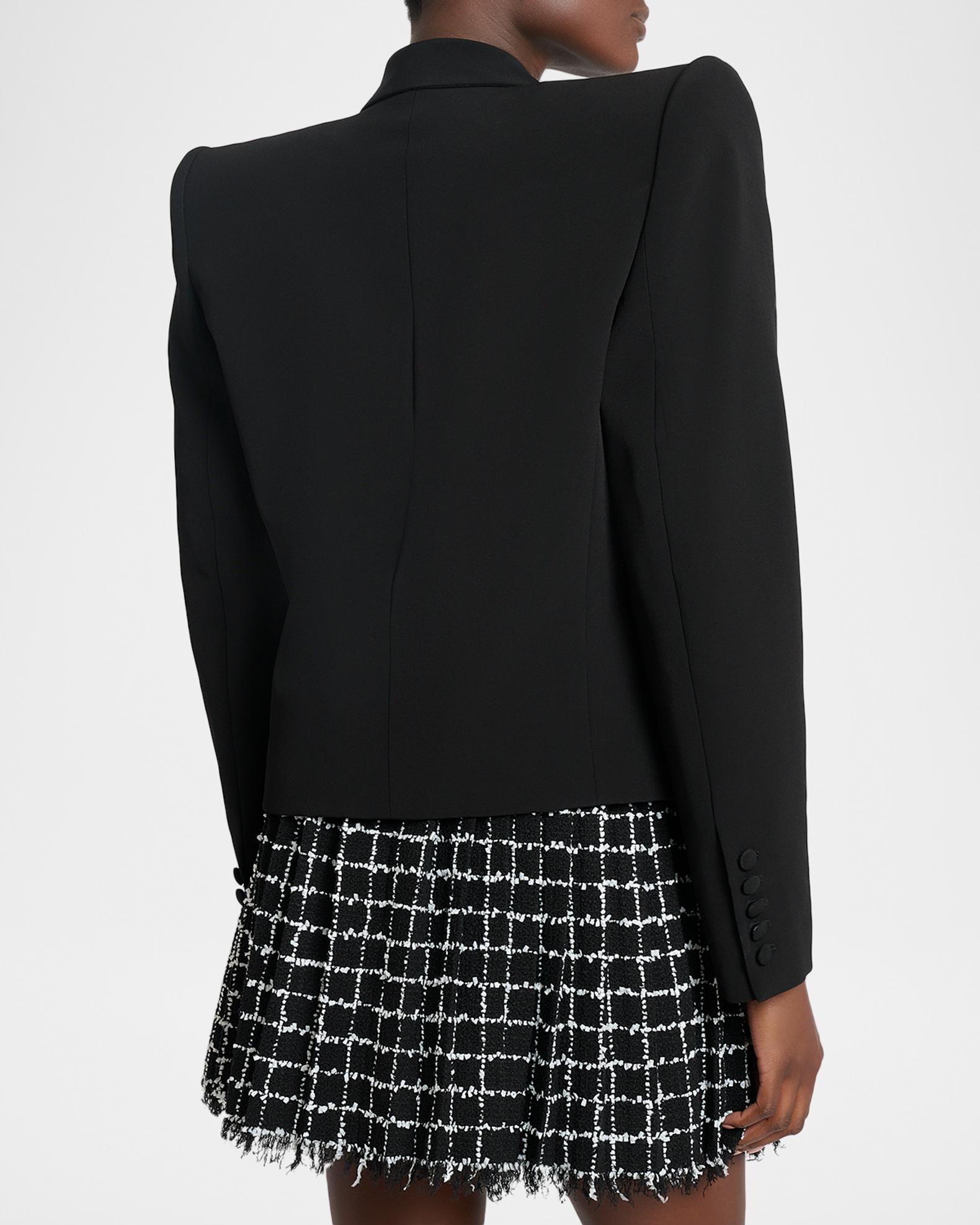 Balmain Spencer Jeweled Strong-Shoulder Oversized Blazer | Neiman