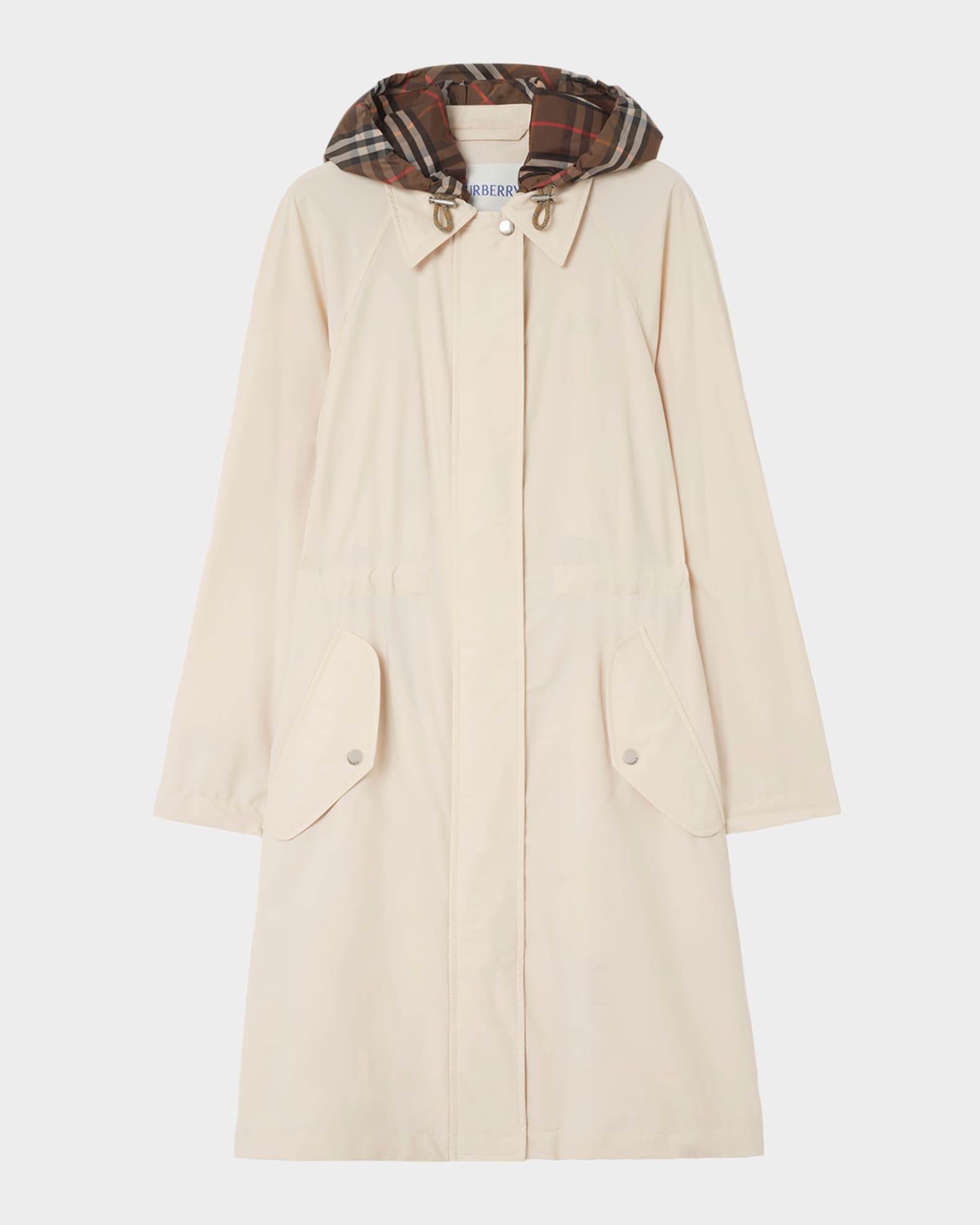 Burberry Newbury Parka Jacket With Removable Hood | Neiman Marcus