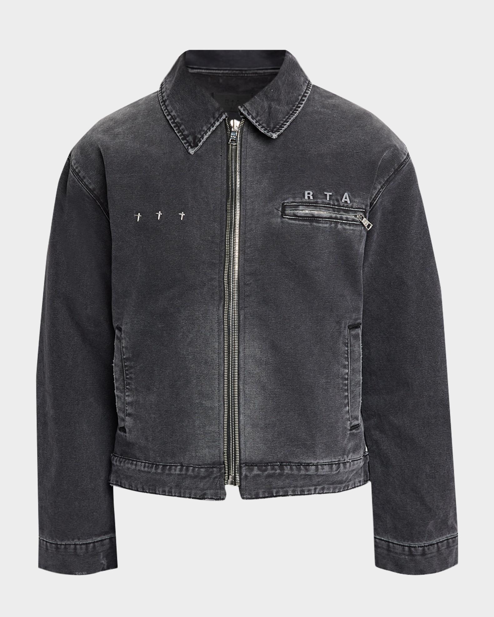 RTA Men's Easton Denim Jacket | Neiman Marcus