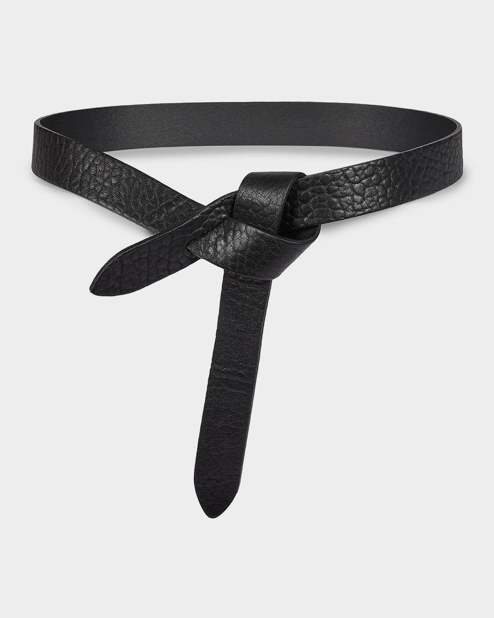 Isabel Marant Kirka Leather Pull-Through Belt | Neiman Marcus
