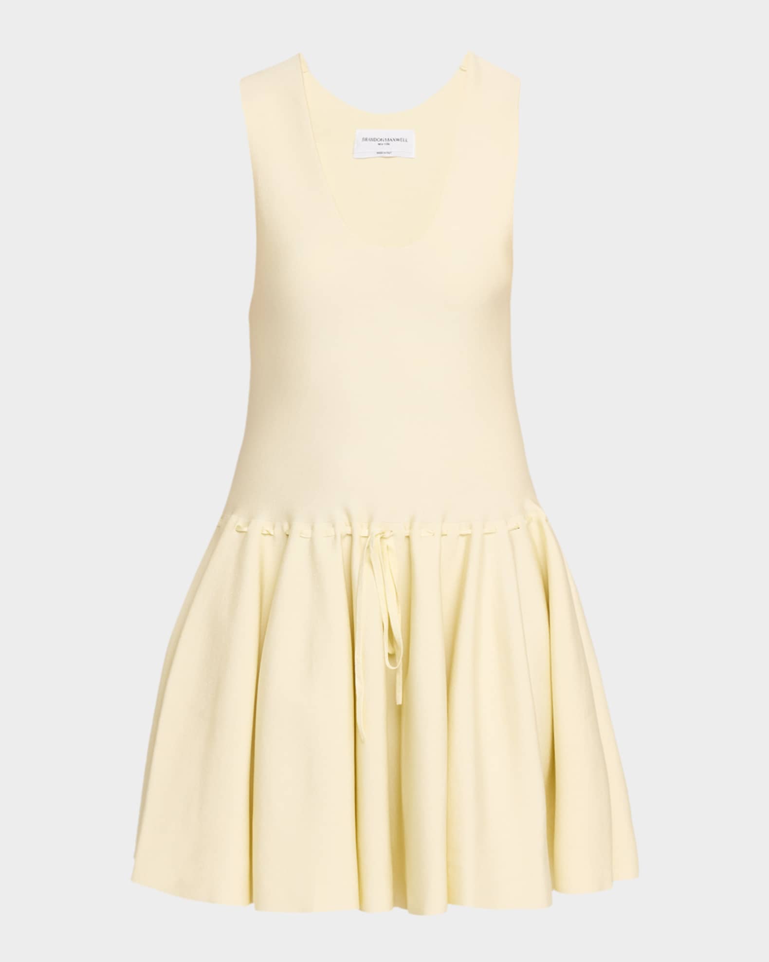 Brandon Maxwell The Cleo Fit-and-Flare Dress | Neiman Marcus