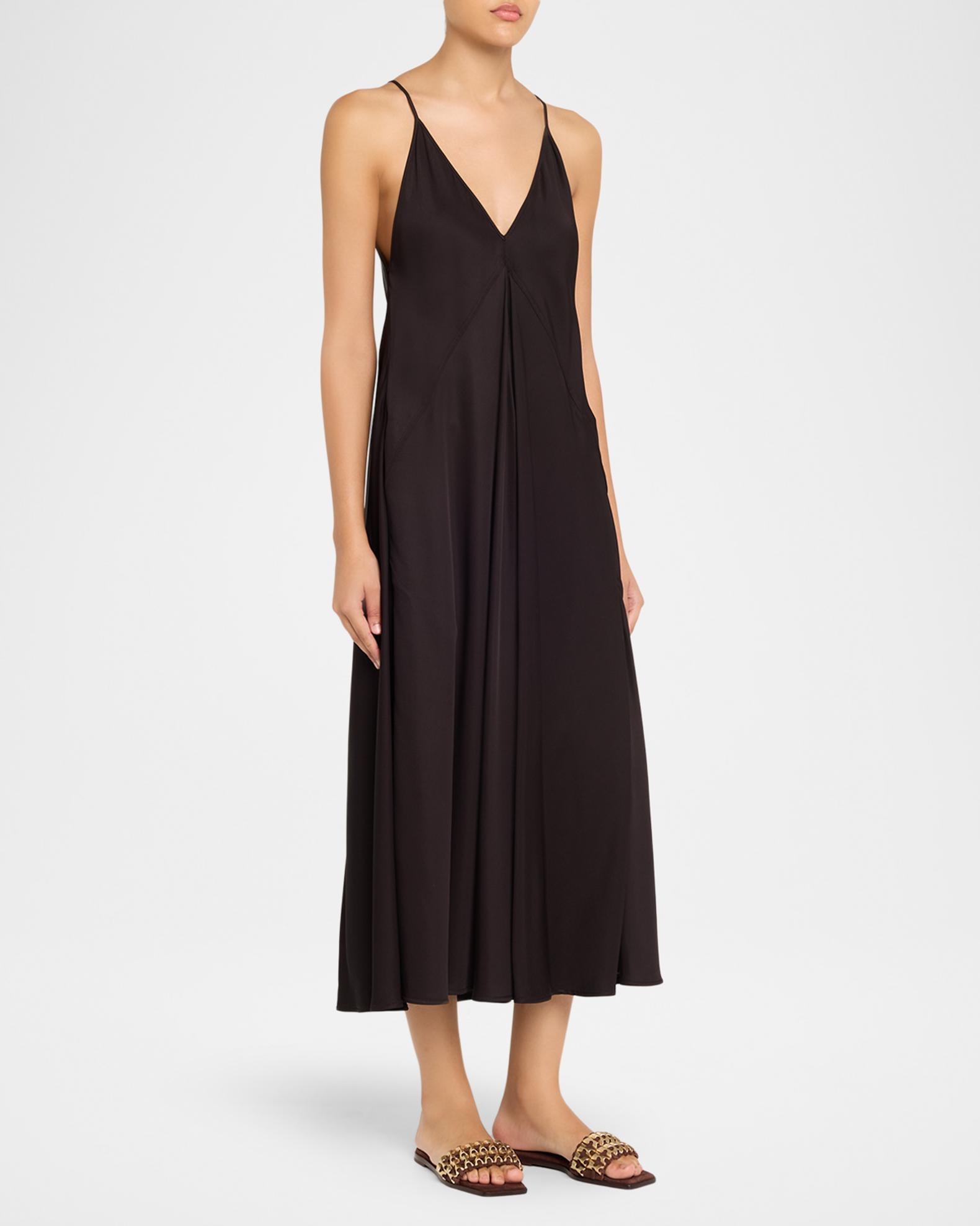maxi dress side cut out Paige