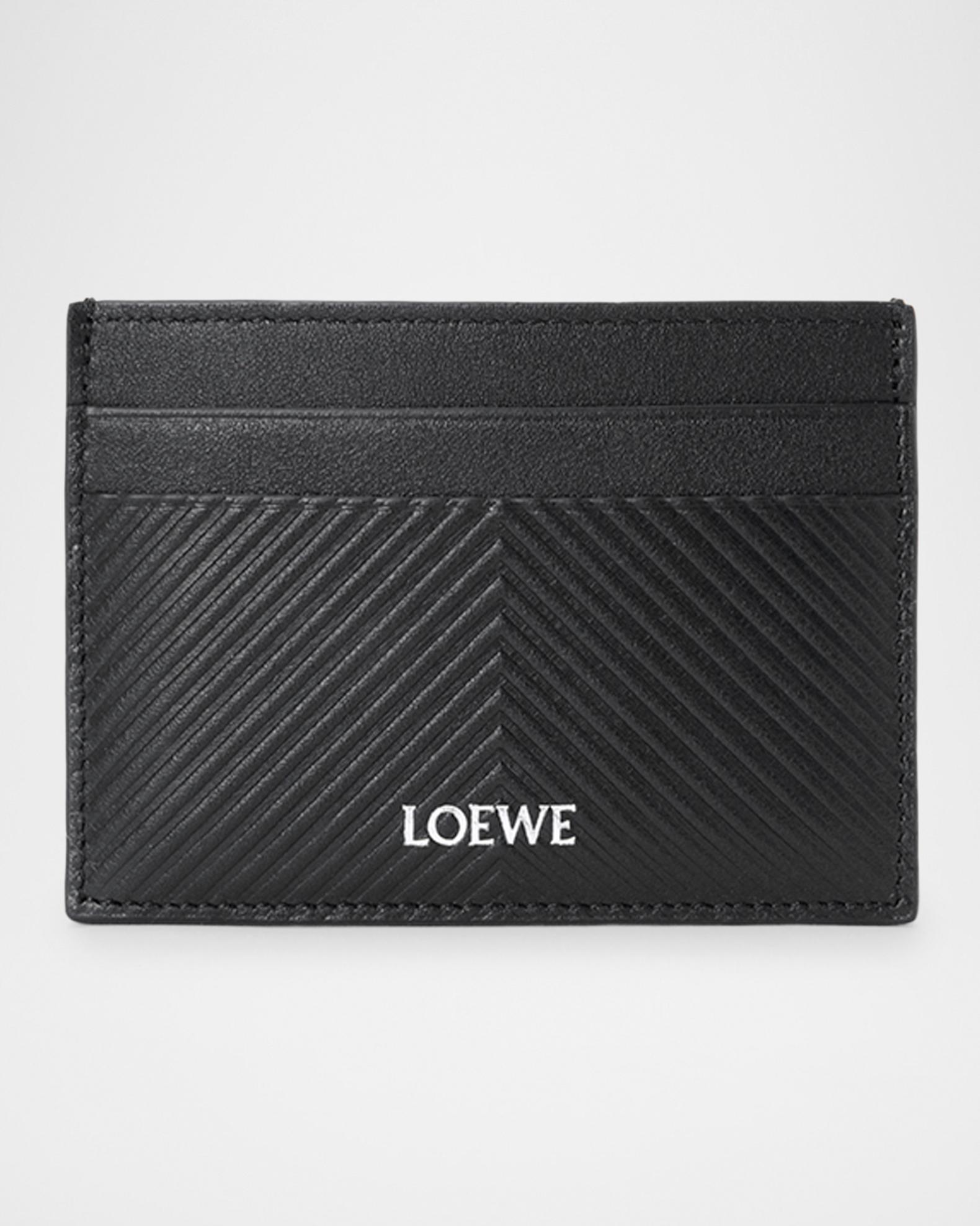 Loewe Men's Textured Leather Card Holder | Neiman Marcus