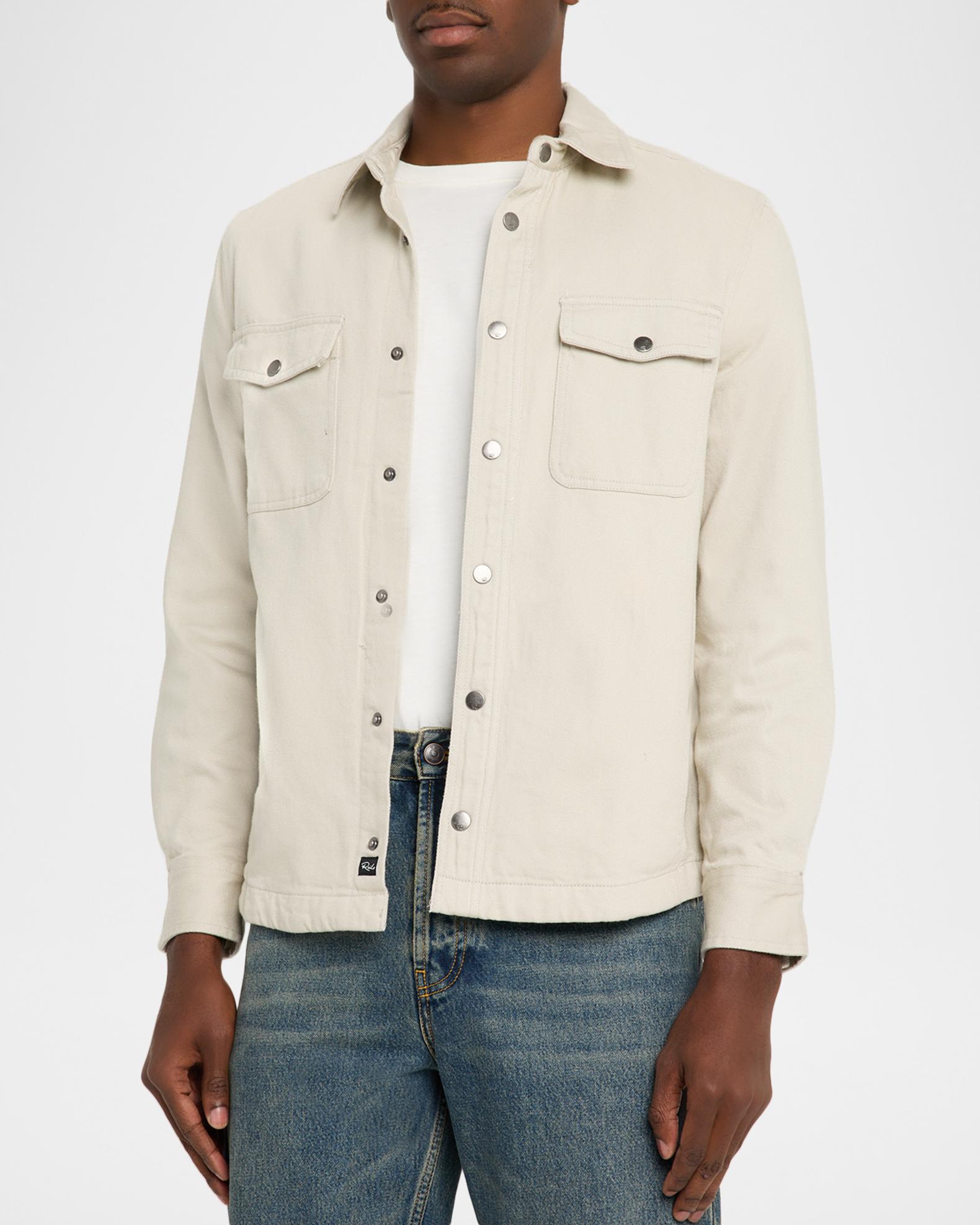 Rails Men's O-Rhett Cotton Twill Shirt Jacket | Neiman Marcus