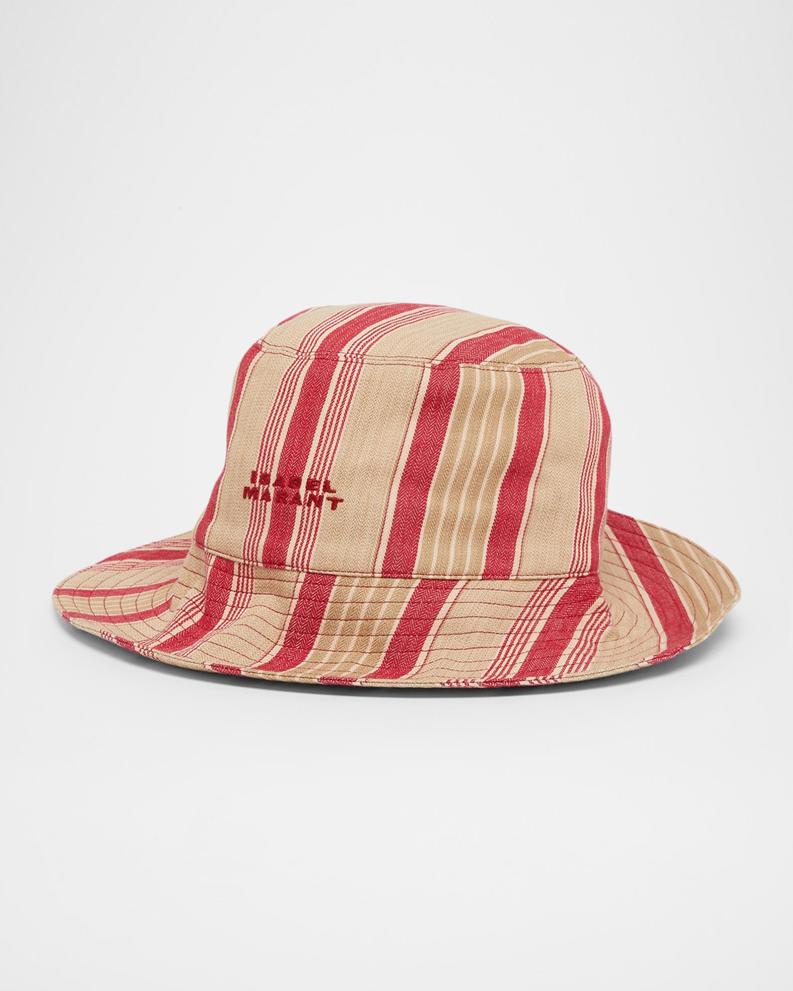 Isabel Marant Shaelyn Striped Bucket Hat | Neiman Marcus