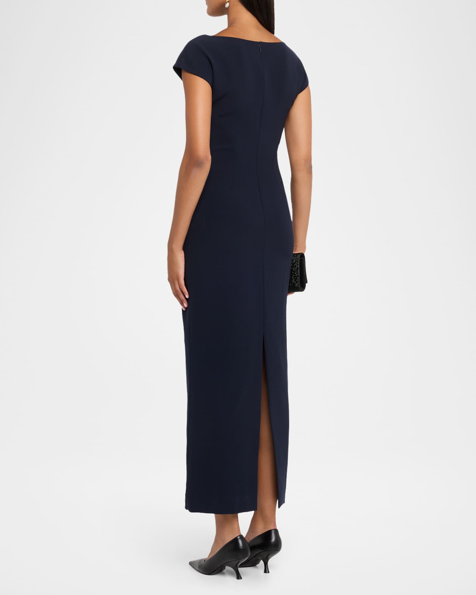 blu pepper striped dress Crochet Knit Collared Midi Dress By Blu Pepper — Ria Bleu main image 1