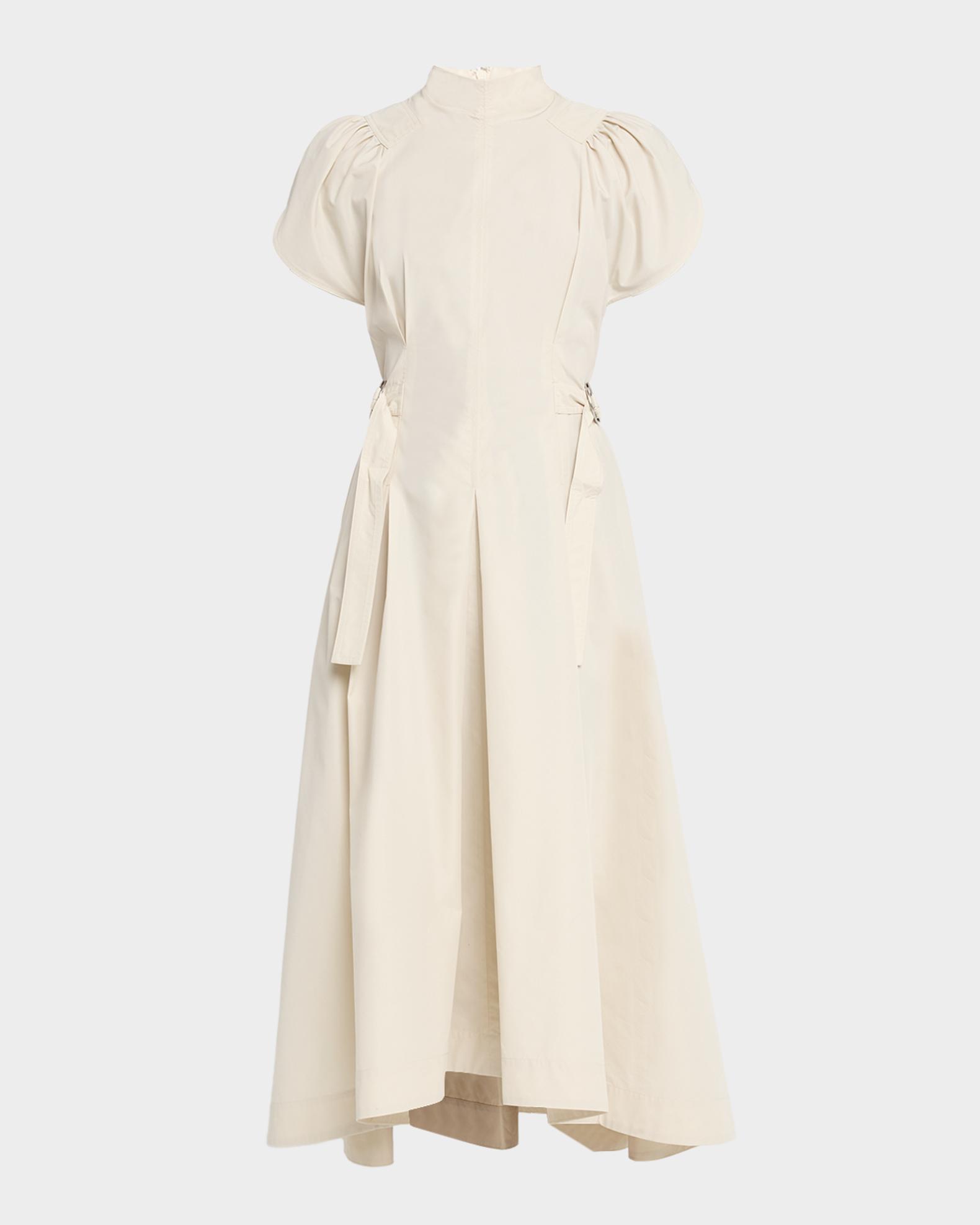 3.1 Phillip Lim A-Line Tulip-Sleeve Midi Dress | Neiman Marcus