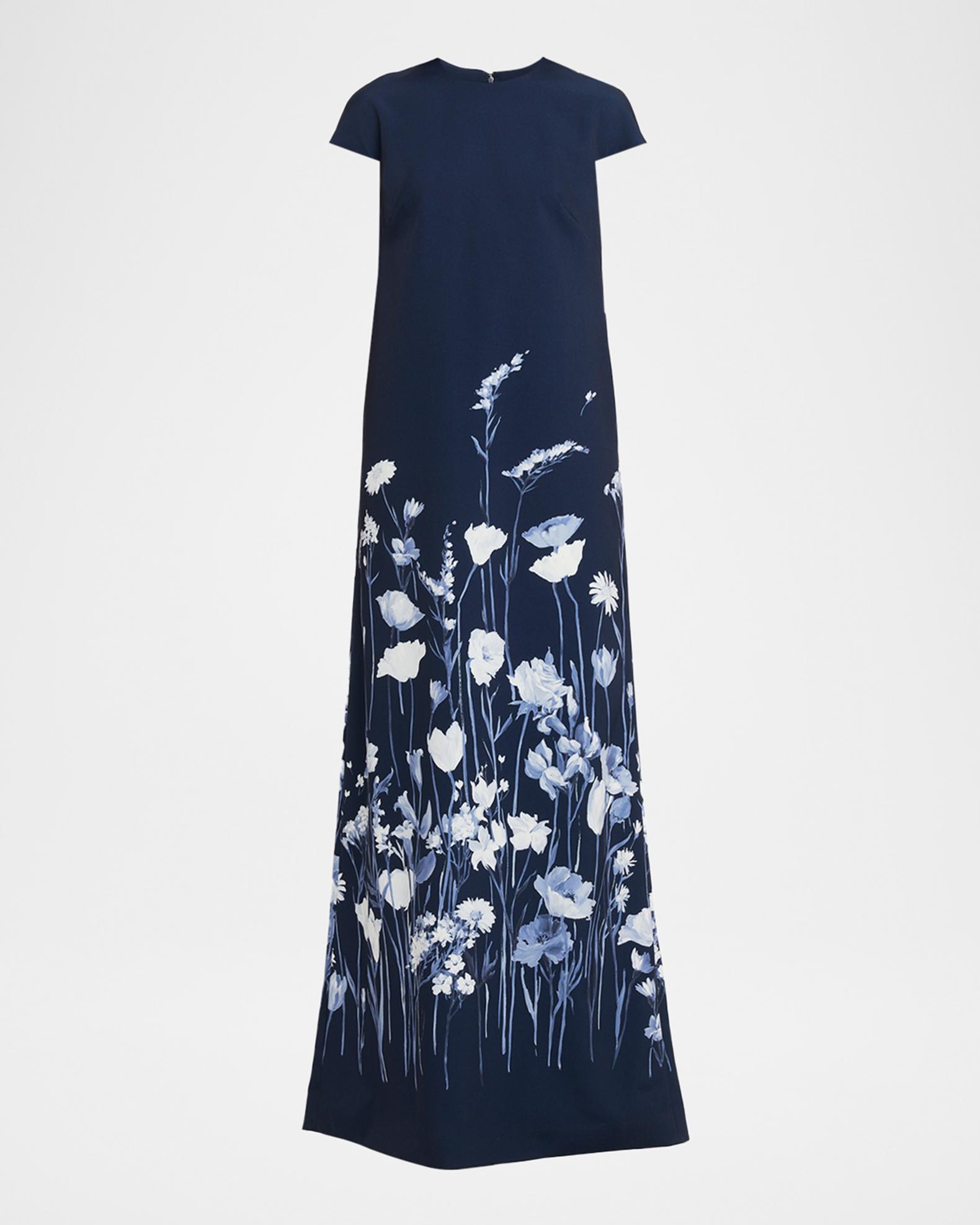 lela rose blue floral dress Lela those blue Floral dress