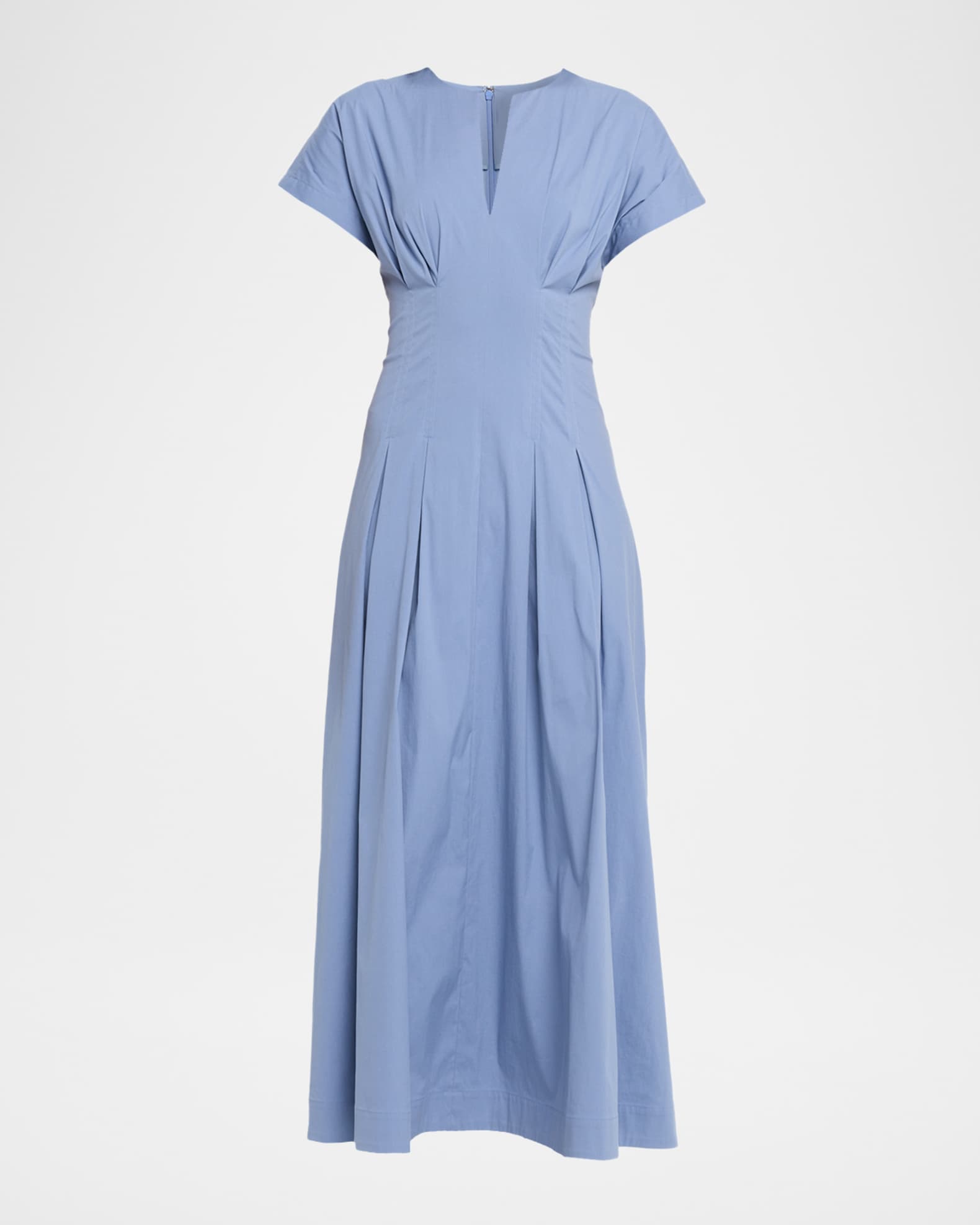 open lace back dress Sitka Semsch Women's Dresses, Mini Dress, Sitka Semsch Blue, Size M, Cotton, Pleated Ruffled Skirt, Mini Dress, Cotton