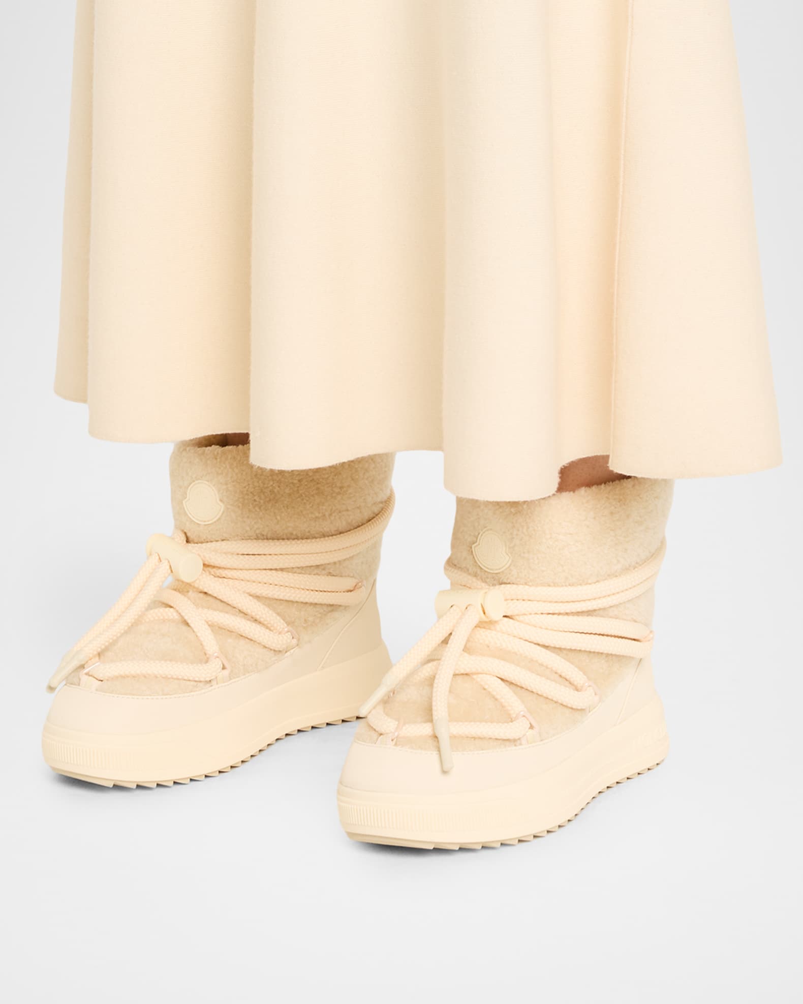 Moncler Altive Mid Teddy Snow Boots | Neiman Marcus