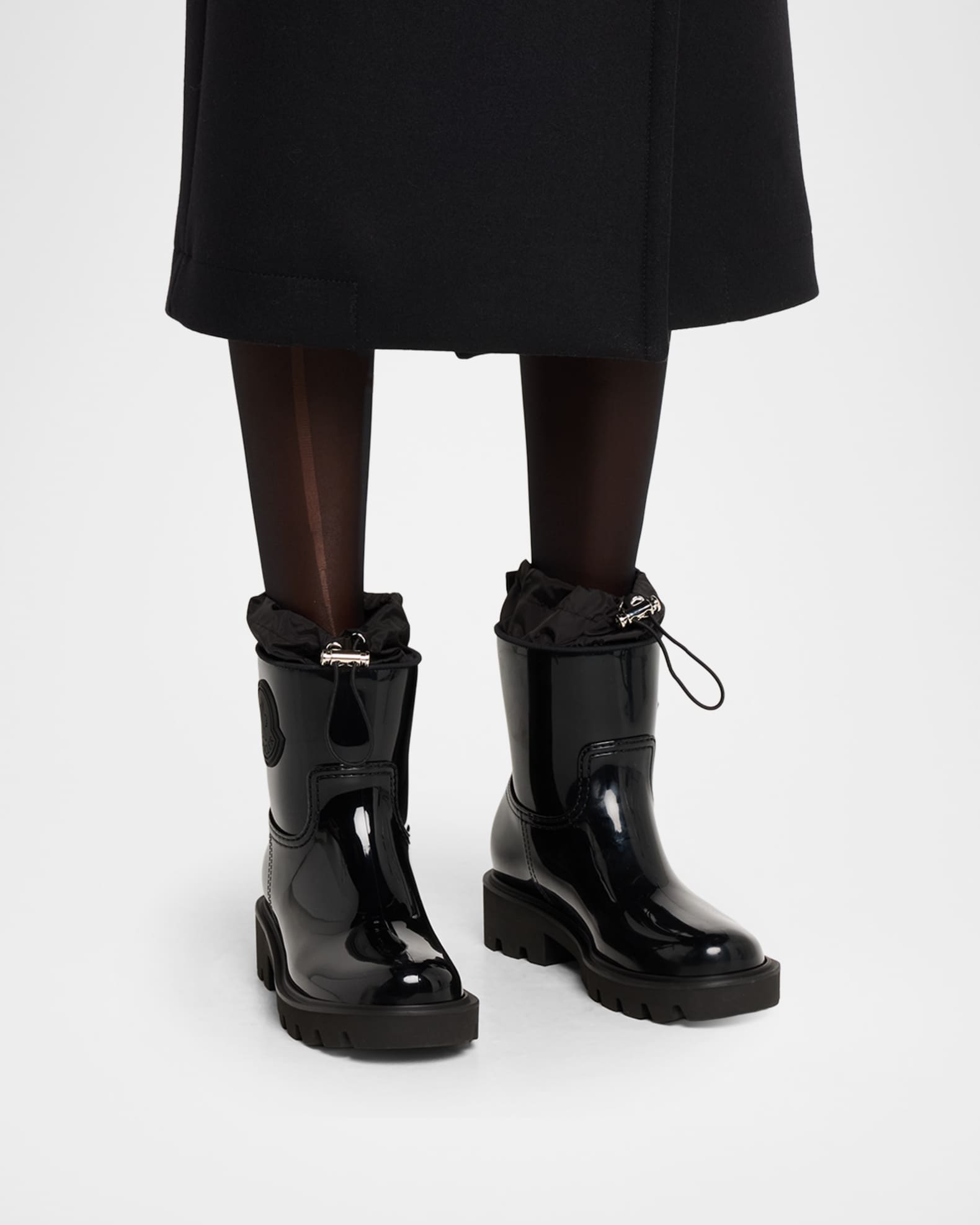 Moncler Kickstream Waterproof Ankle Rain Boots | Neiman Marcus