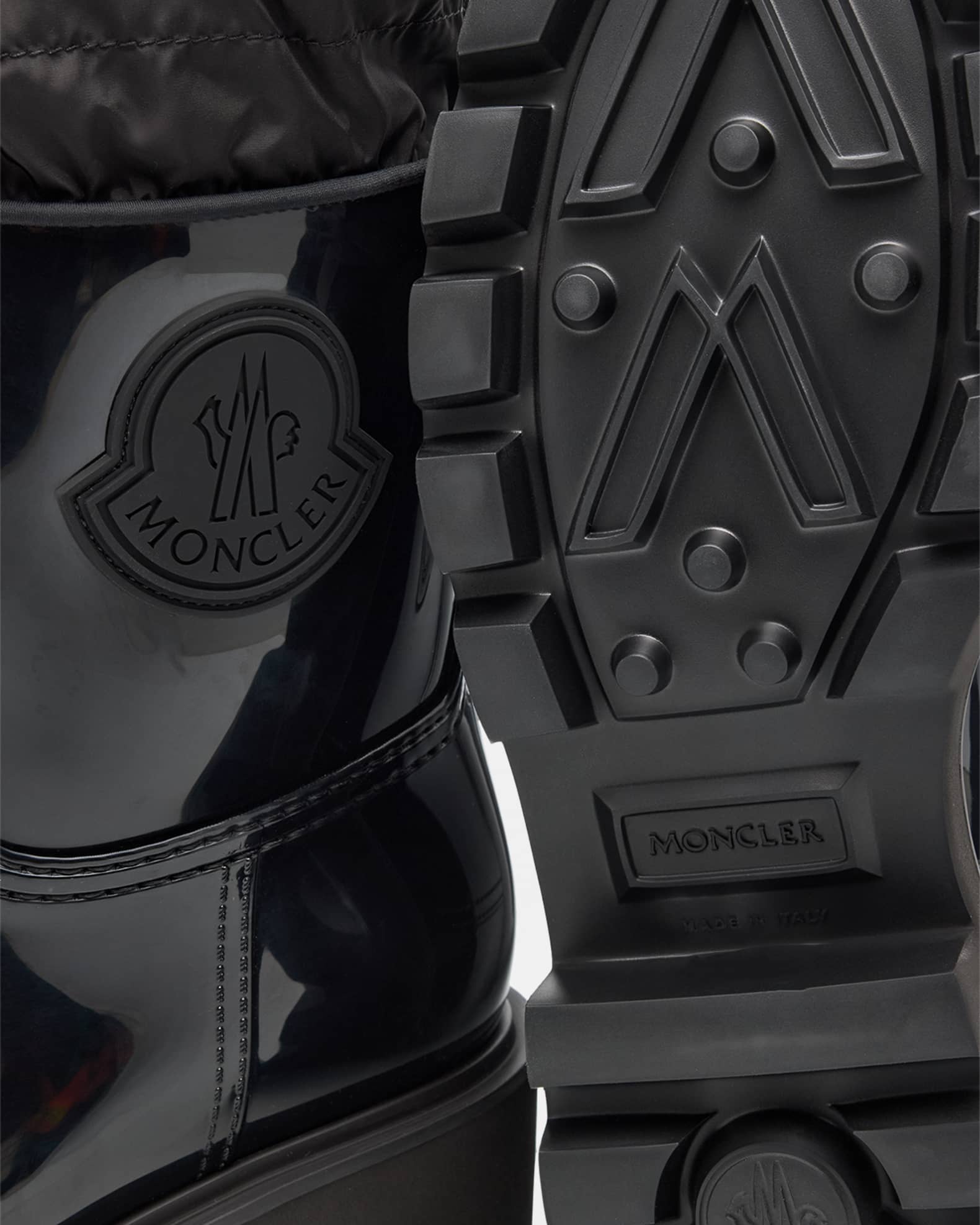 Moncler Kickstream Waterproof Ankle Rain Booties | Neiman Marcus