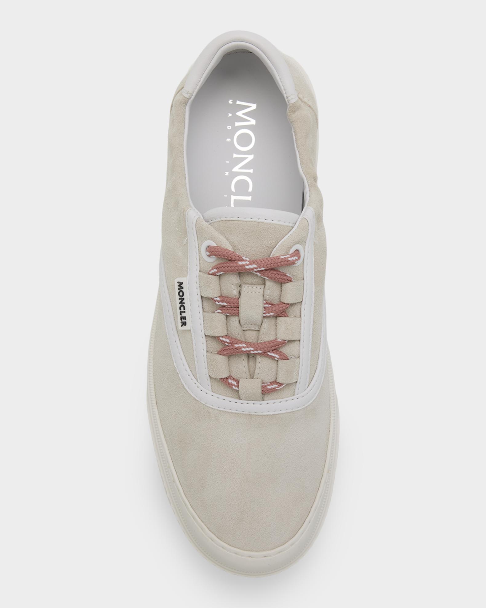 Moncler Vera Leisure Suede Low-Top Sneakers | Neiman Marcus