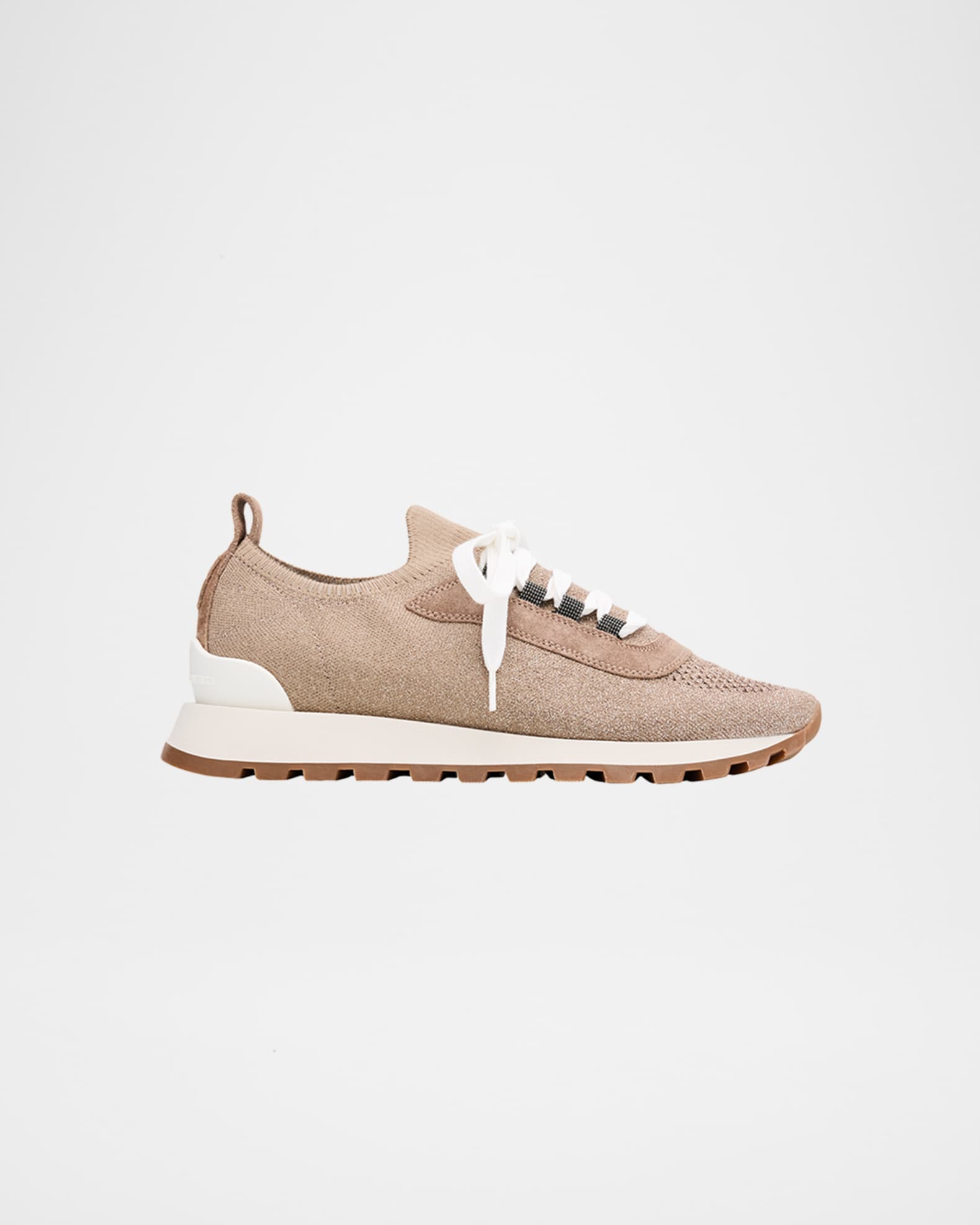 Brunello Cucinelli Sparkling Knit Runner Sneakers | Neiman Marcus
