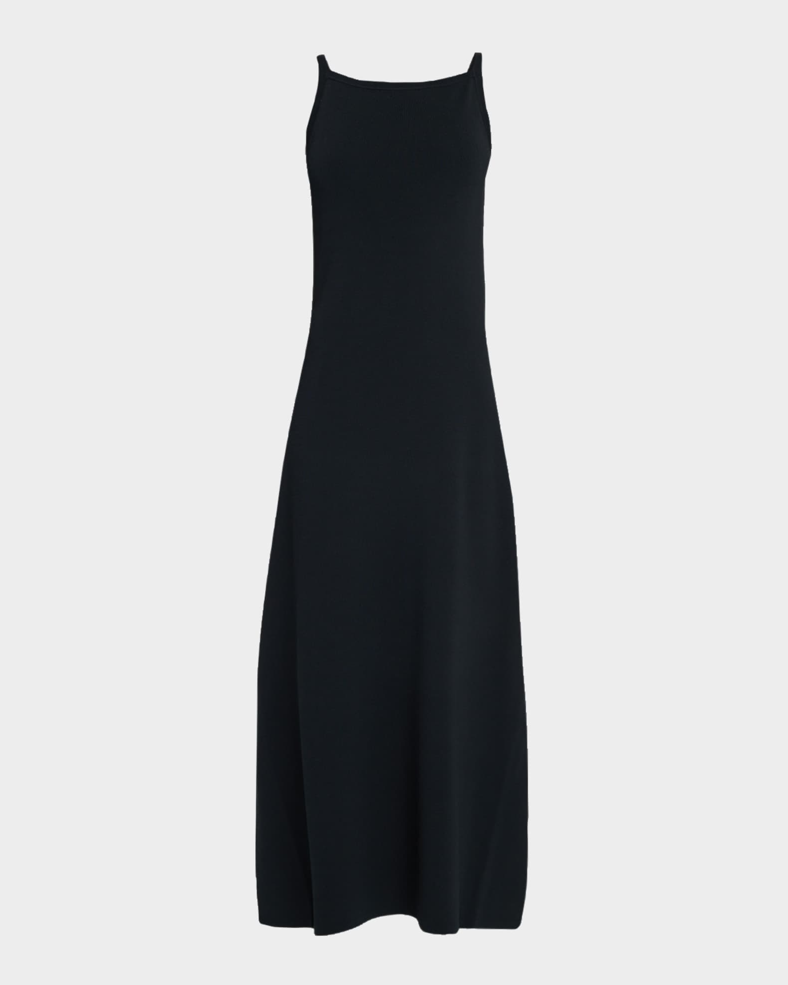 Joseph Sleeveless Square-Neck Knit Midi Dress | Neiman Marcus