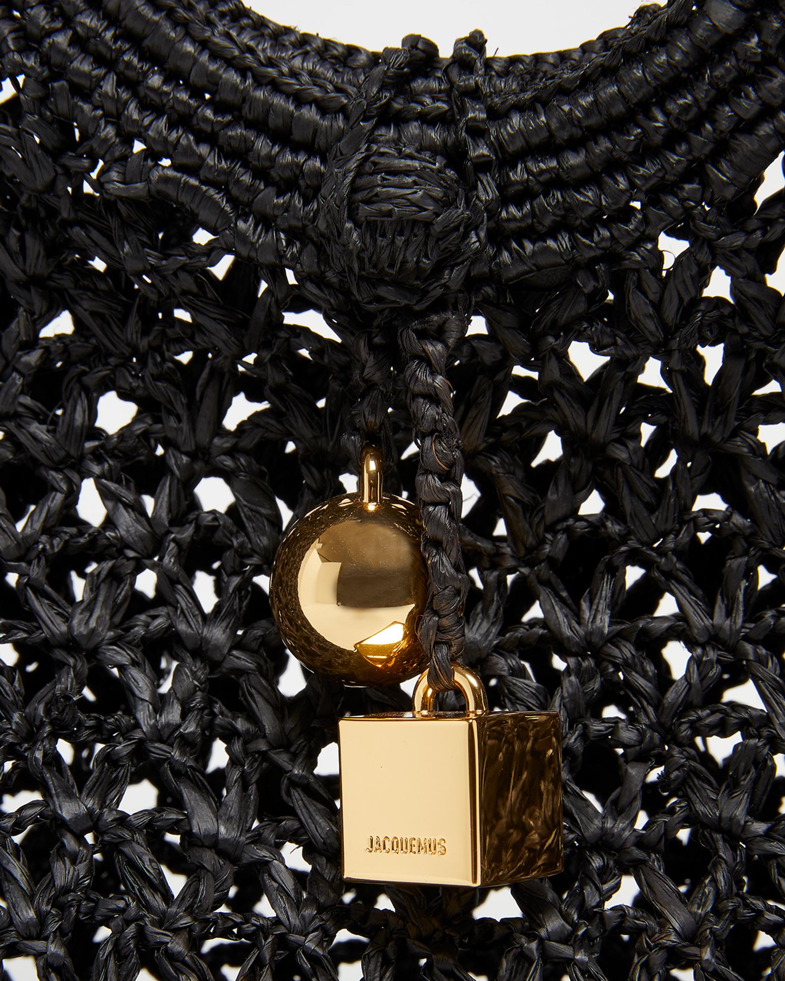 Jacquemus Le Petit Carre Raffia Top-Handle Bag | Neiman Marcus