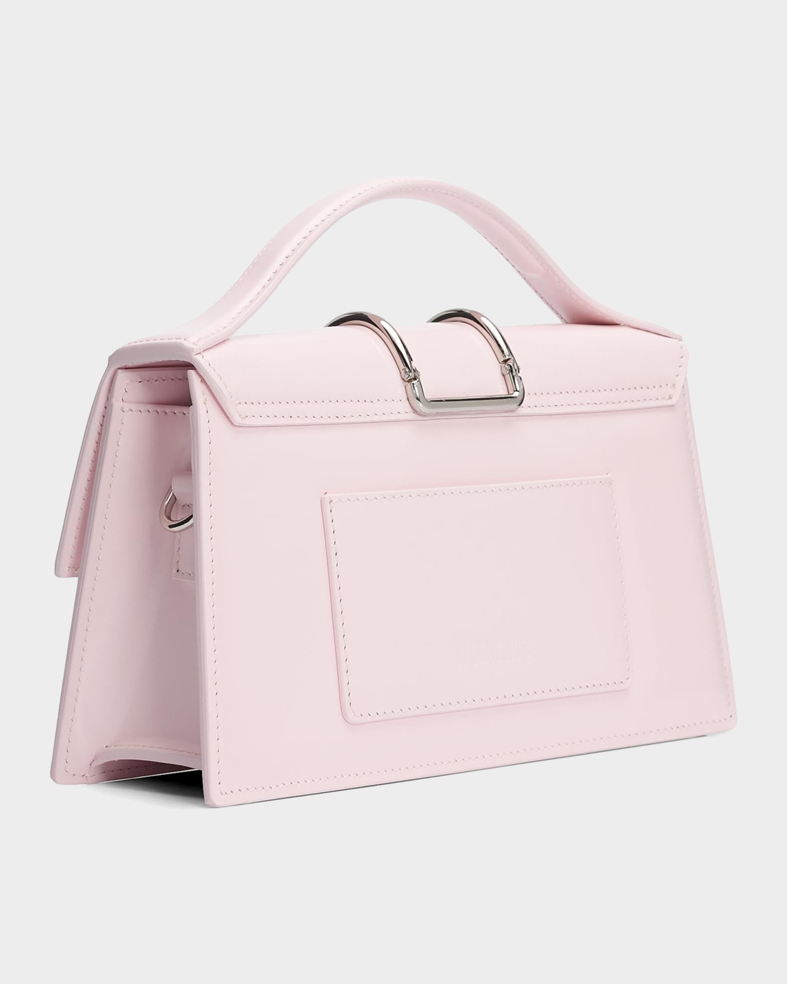 Jacquemus The Large Bambino Embellished Leather Top-Handle Bag