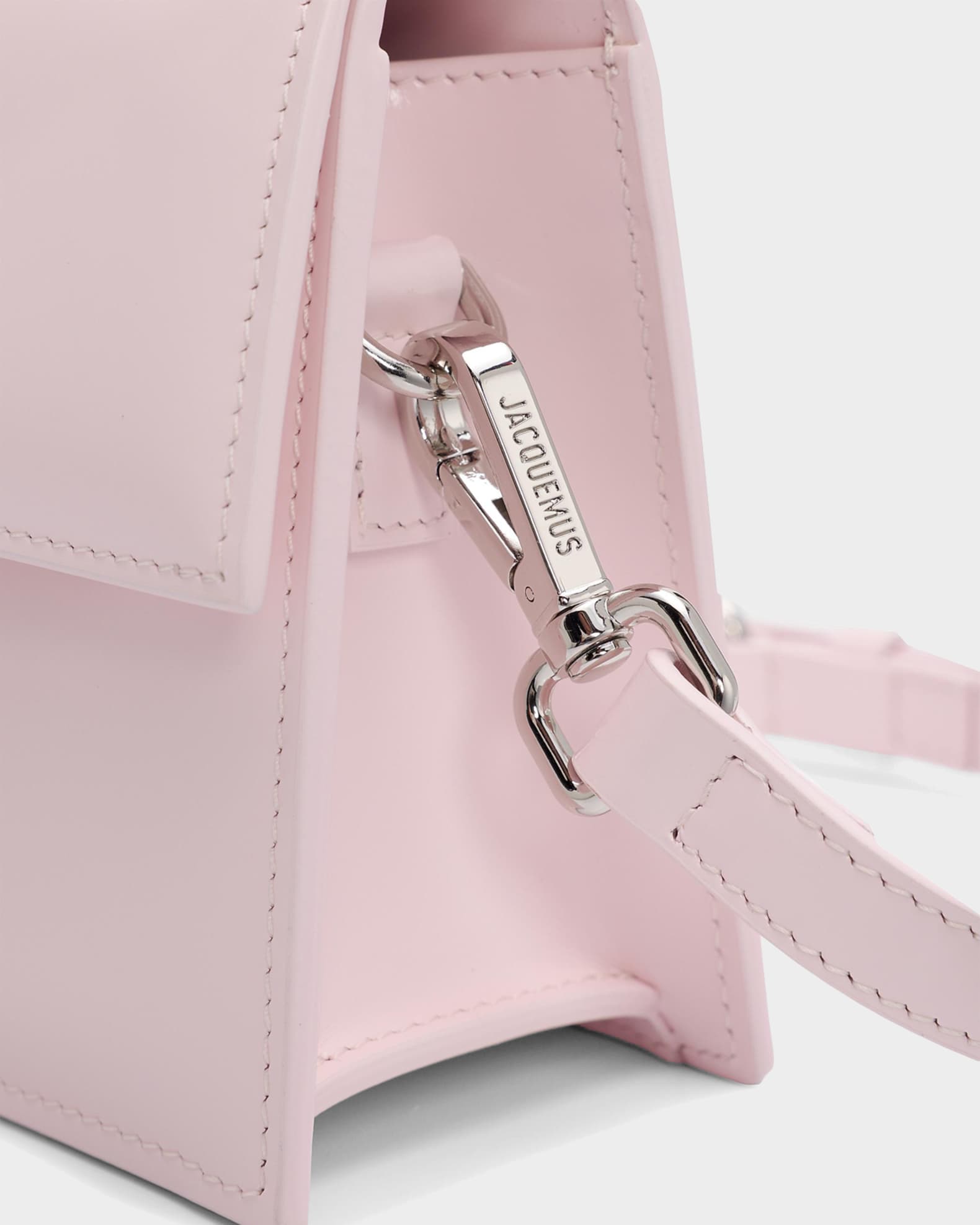 Jacquemus The Large Bambino Embellished Leather Top-Handle Bag