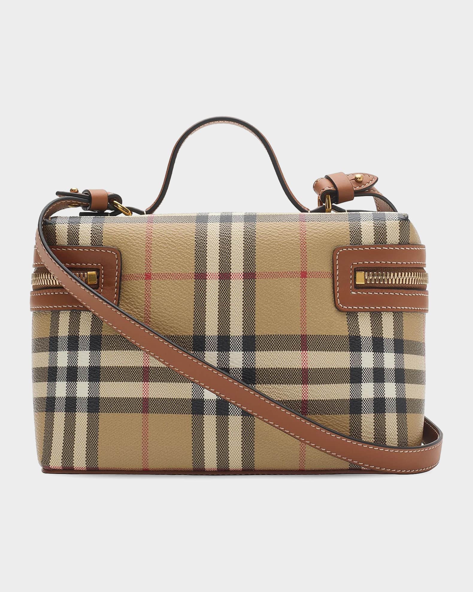 Burberry Check Vanity Bag | Neiman Marcus