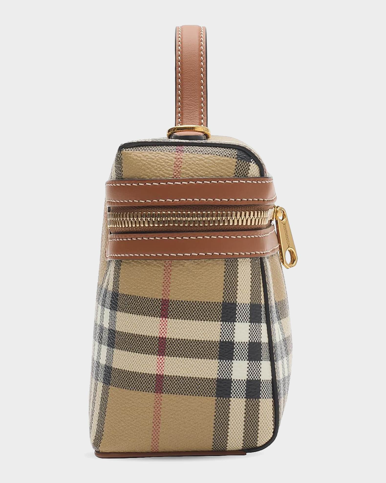 Burberry Check Vanity Bag | Neiman Marcus
