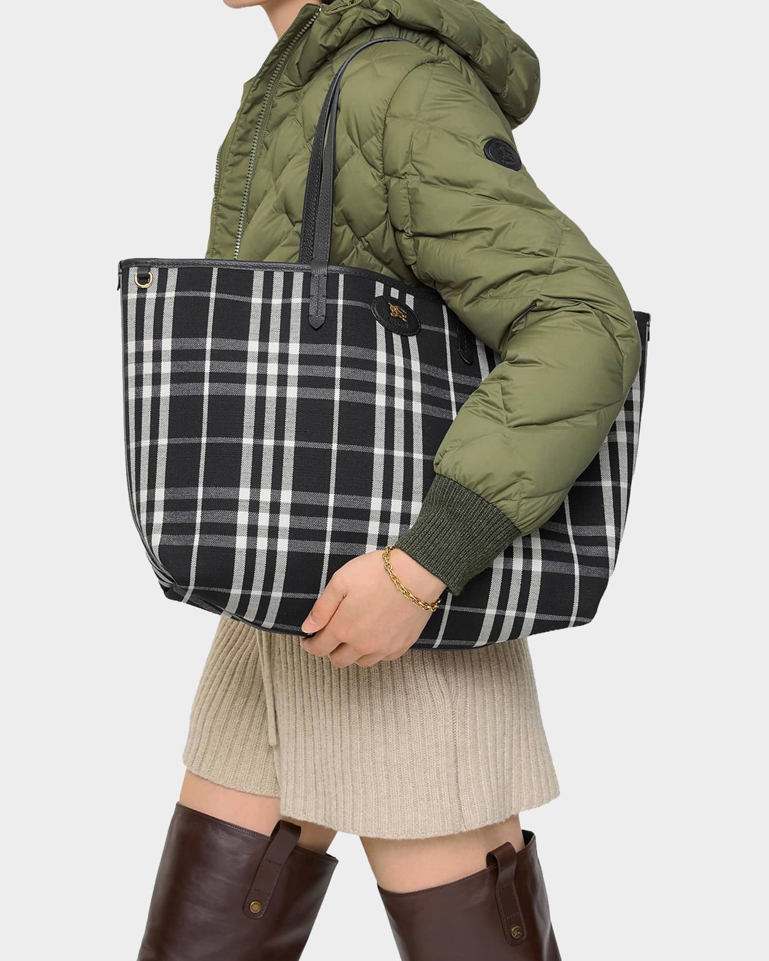 Burberry Bloomsbury Medium Reversible Tote Bag | Neiman Marcus