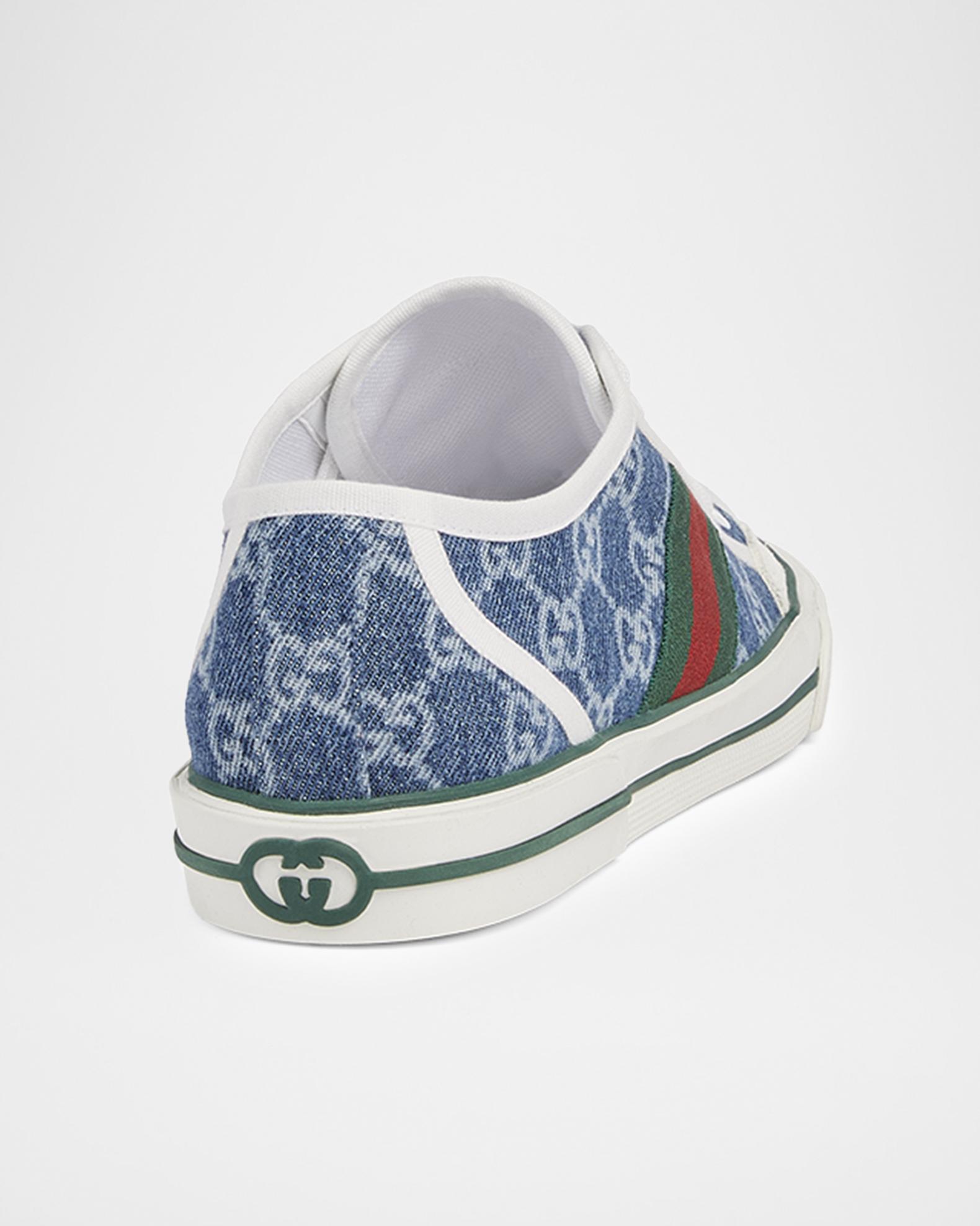 Gucci Tennis 1977 GG Denim Low-Top Sneakers | Neiman Marcus