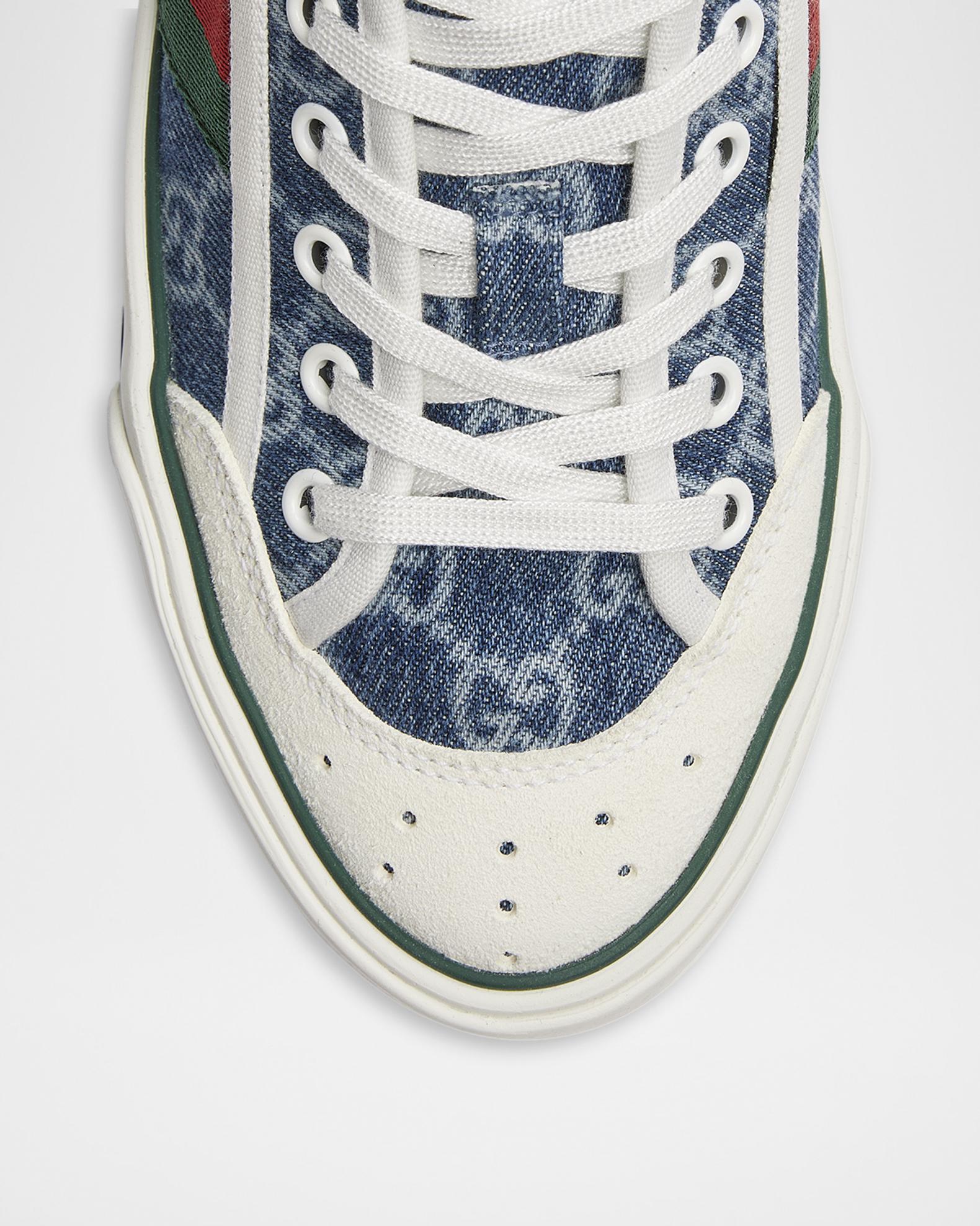 Gucci Tennis 1977 GG Denim Low-Top Sneakers | Neiman Marcus