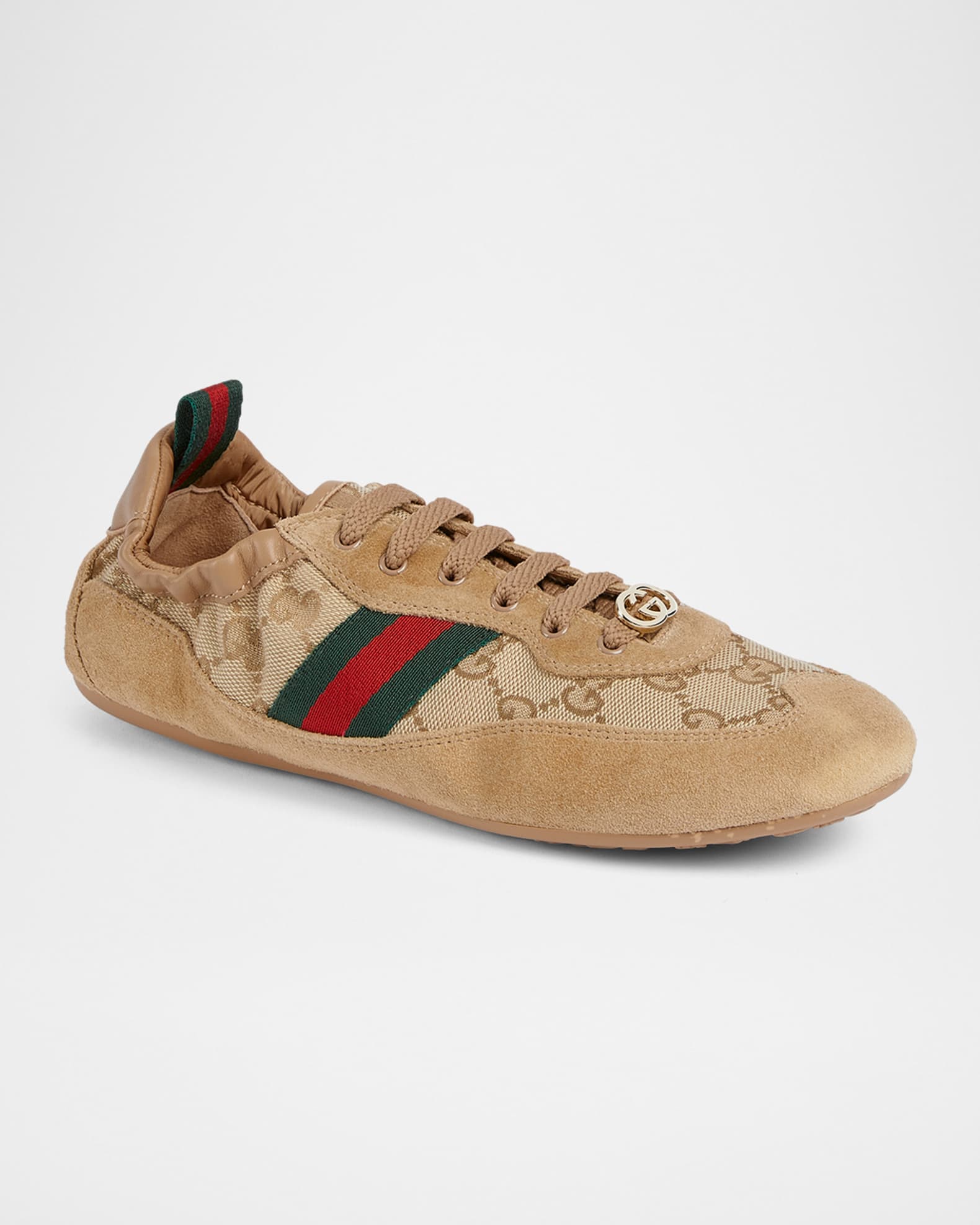Gucci Gucci Shift GG Canvas Low-Top Sneakers | Neiman Marcus