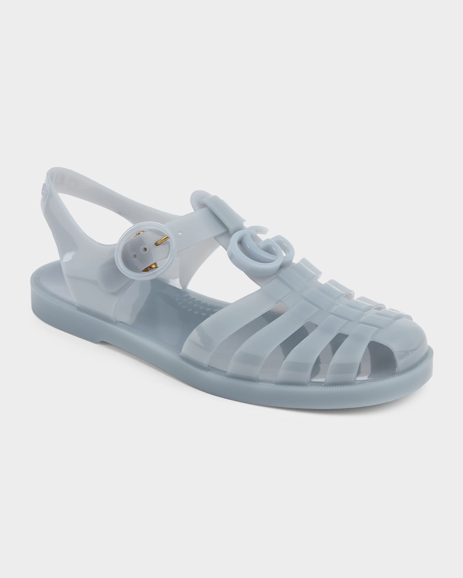 グッチサンダル　GGマーメイド Gucci GG Glossy Jelly Fisherman Sandals | Neiman Marcus