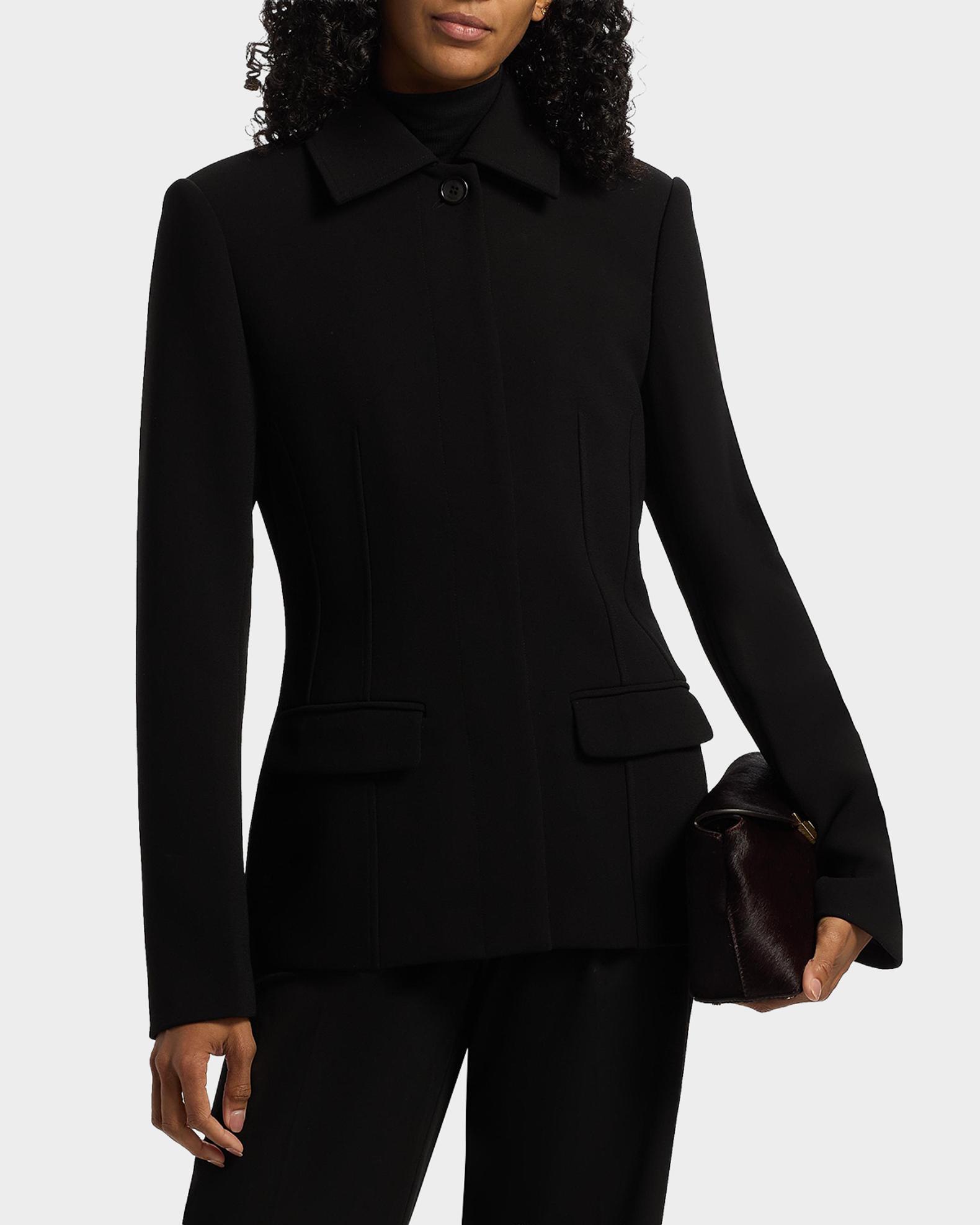 Toteme Cinched Pocket Jacket | Neiman Marcus