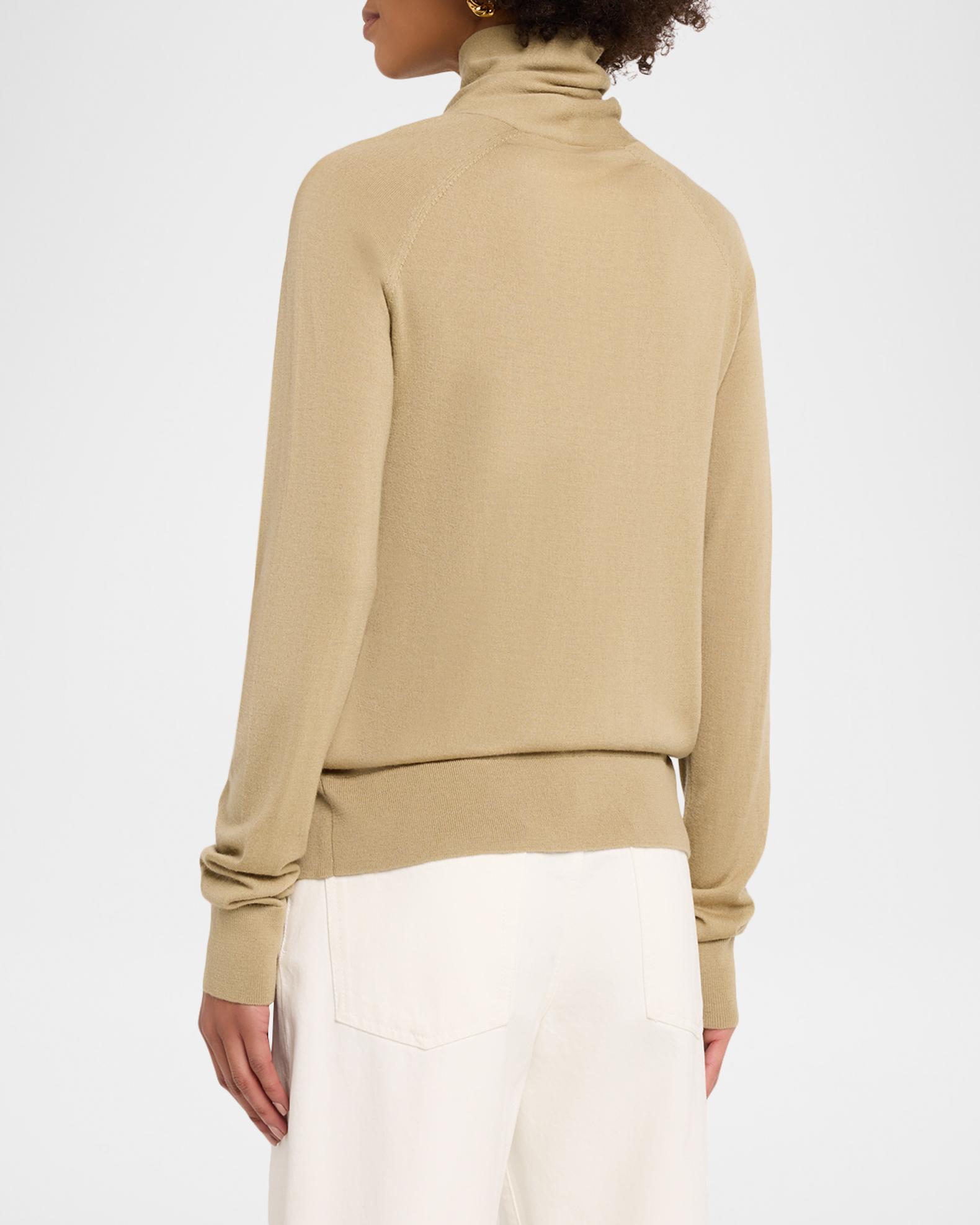 TOTEME Fluid Tie Neck Pullover Top リネン混