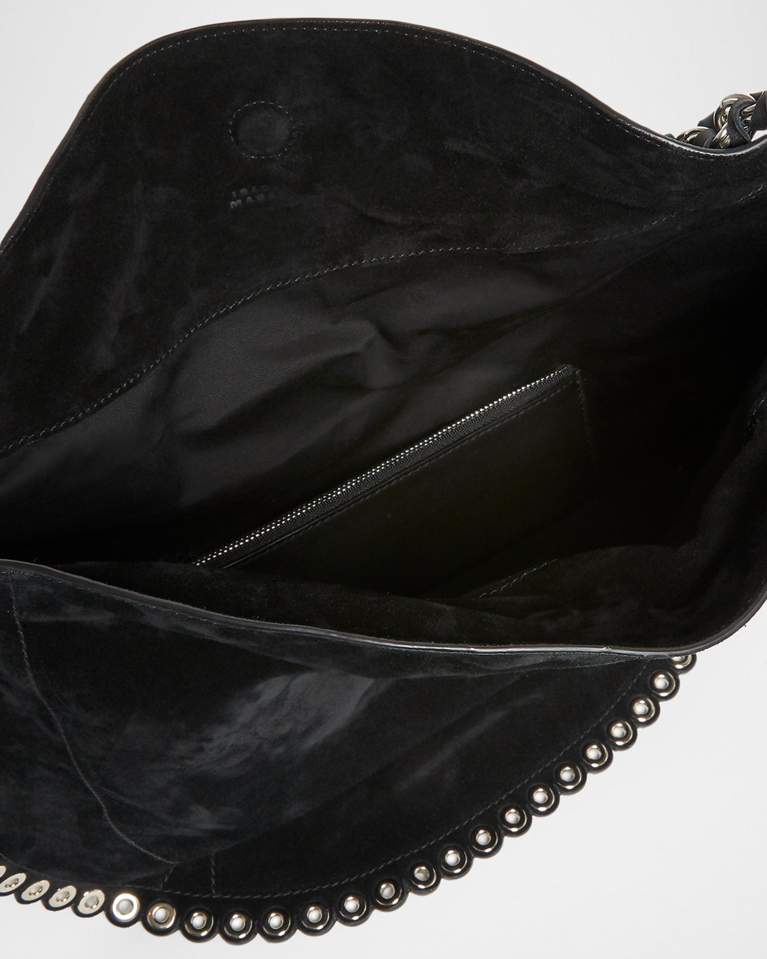 Isabel Marant Oskan Studded Soft Suede Hobo Bag | Neiman Marcus