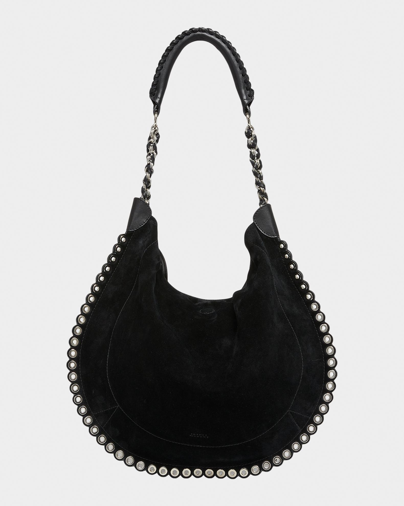Isabel Marant Oskan Studded Soft Suede Hobo Bag | Neiman Marcus