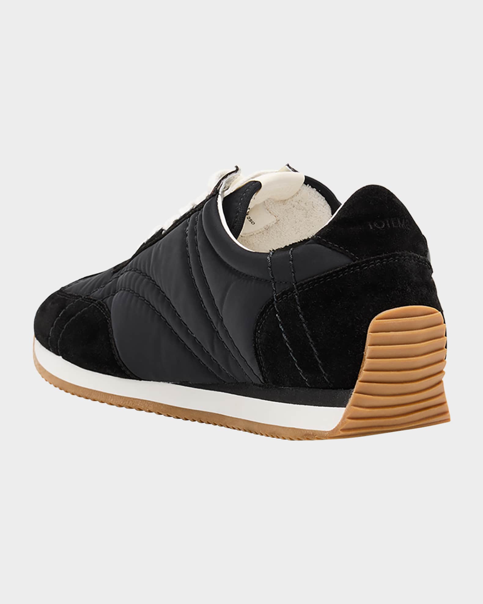 ⌘ kota　⌘ Toteme Sport Monogram Quilted Low-Top Sneakers | Neiman Marcus