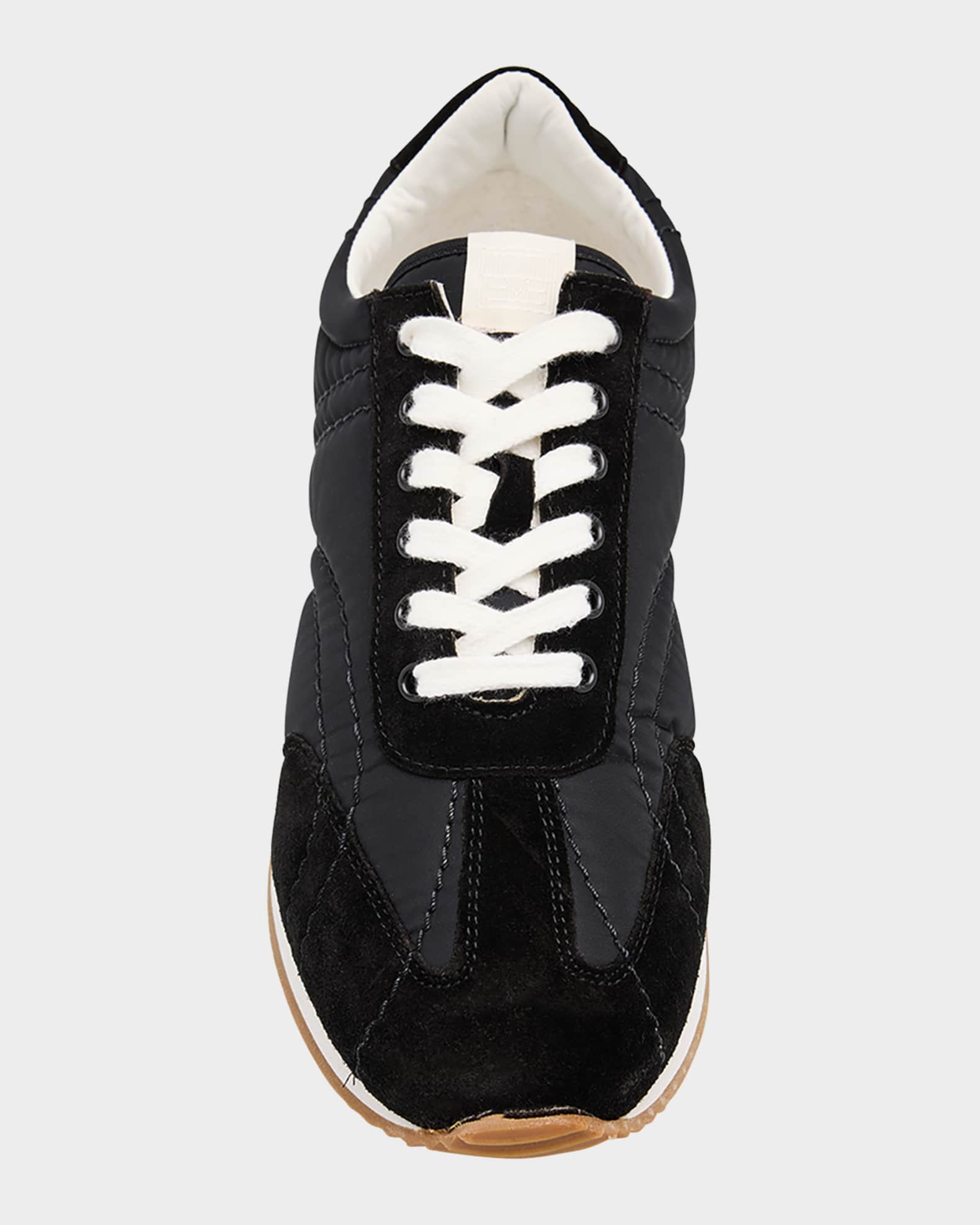 Toteme Sport Monogram Quilted Low-Top Sneakers | Neiman Marcus