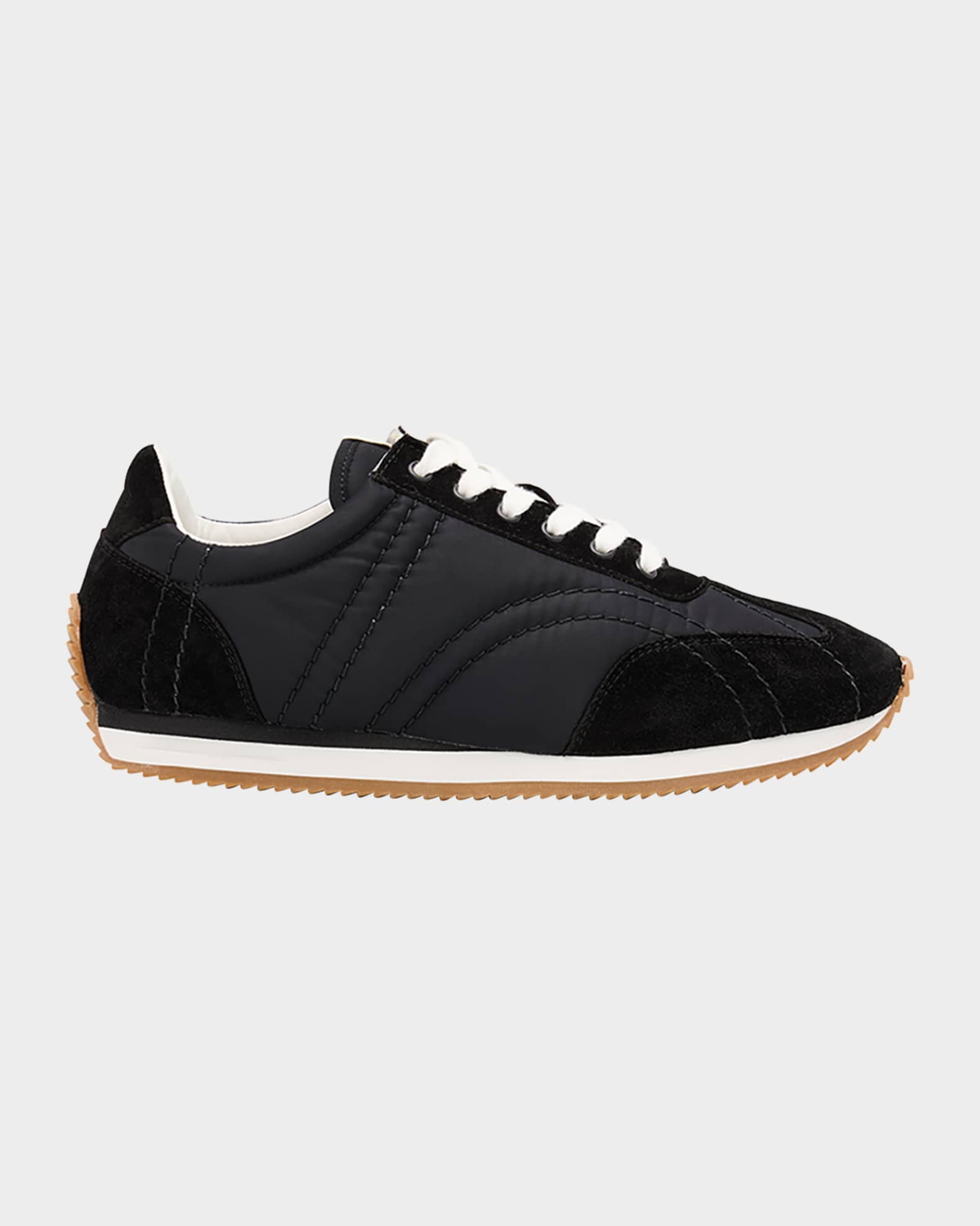 ⌘ kota　⌘ Toteme Sport Monogram Quilted Low-Top Sneakers | Neiman Marcus